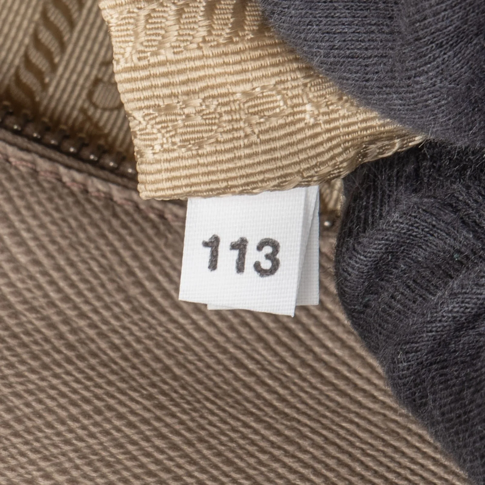 Prada Grey Saffiano Leather Turnlock Double Handbag