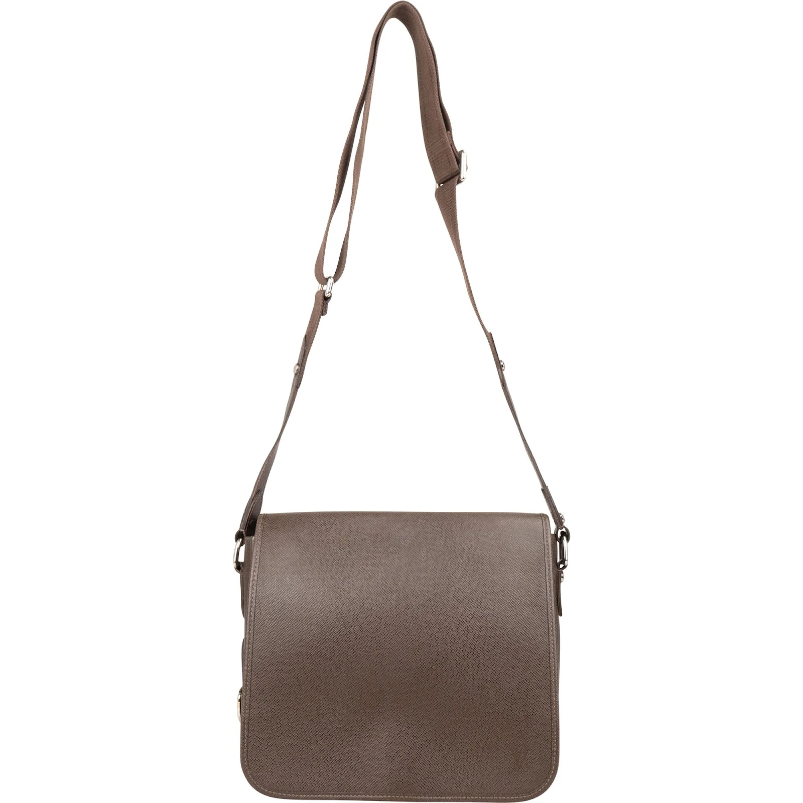 Louis Vuitton Taiga Leather Roman MM Messenger Crossbody Bag