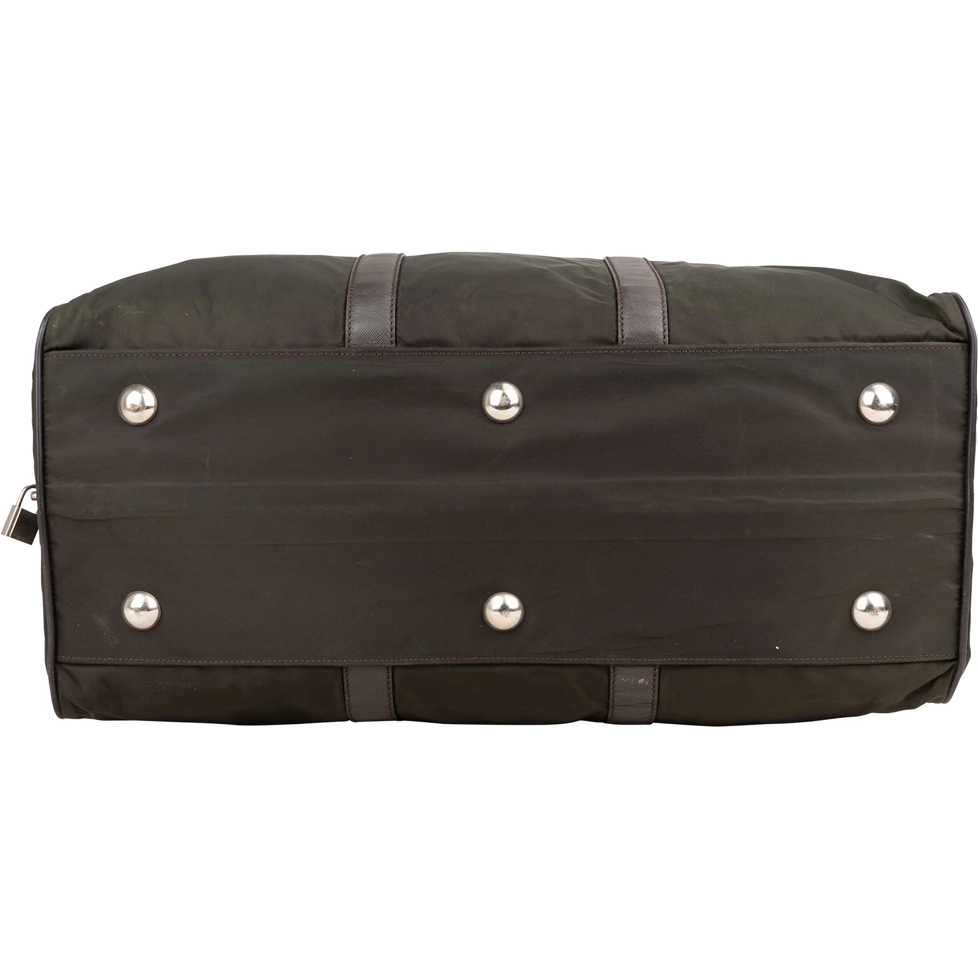 Prada Nylon Triangle Duffle Bag 48