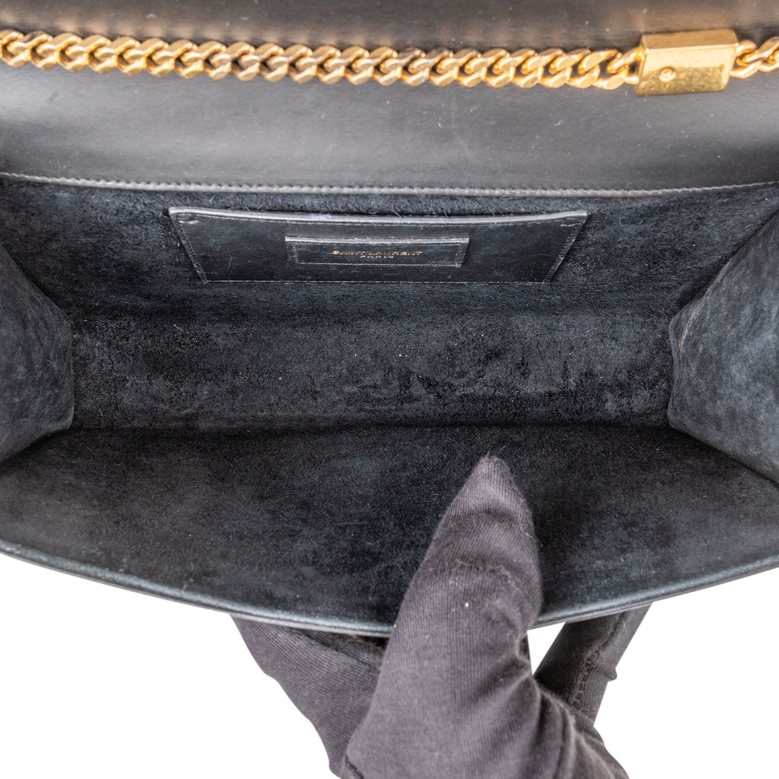 Saint Laurent Smooth Leather Kate Tassel Chain Crossbody Bag