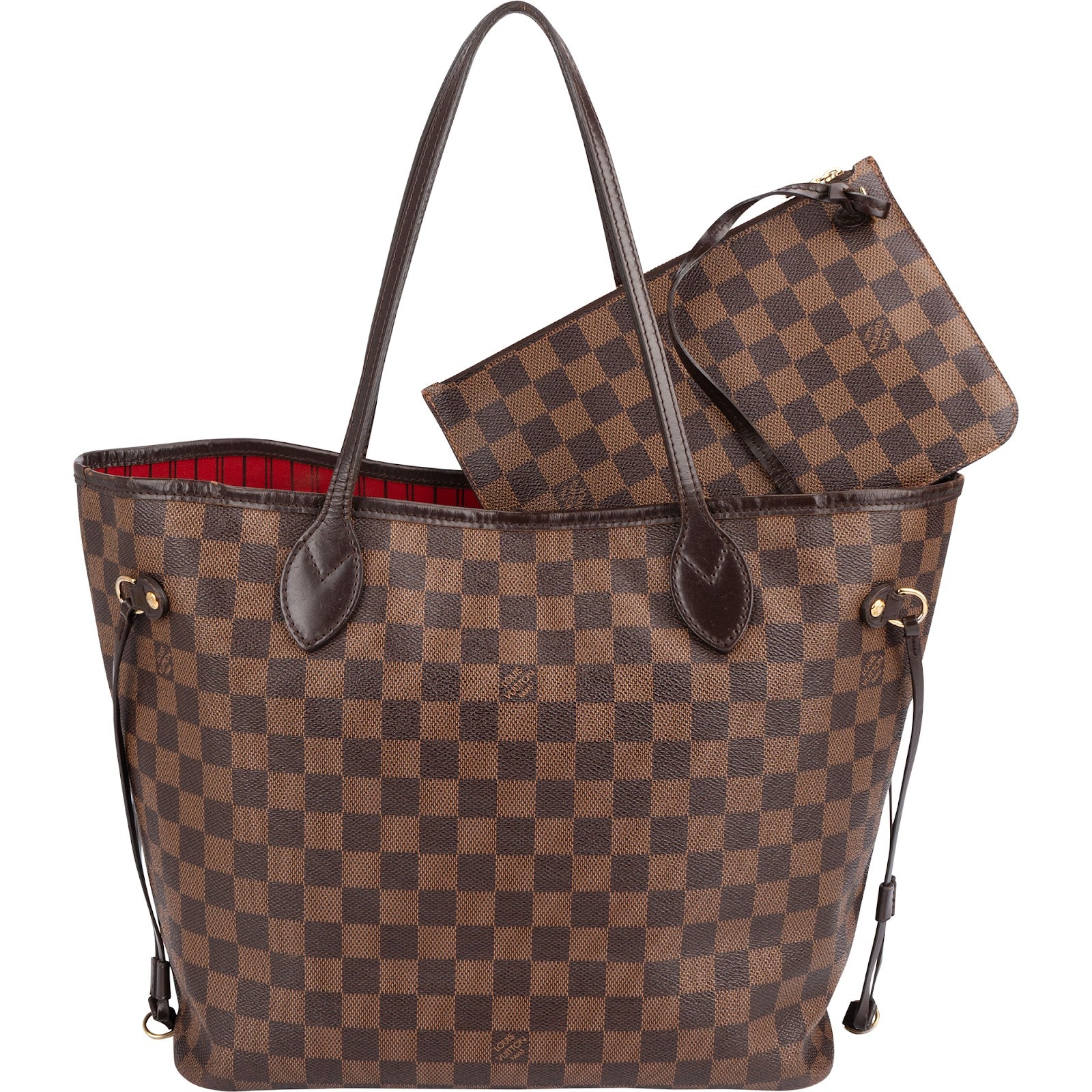 Sac cabas Neverfull MM Louis Vuitton en toile Monogram Damier Ebene