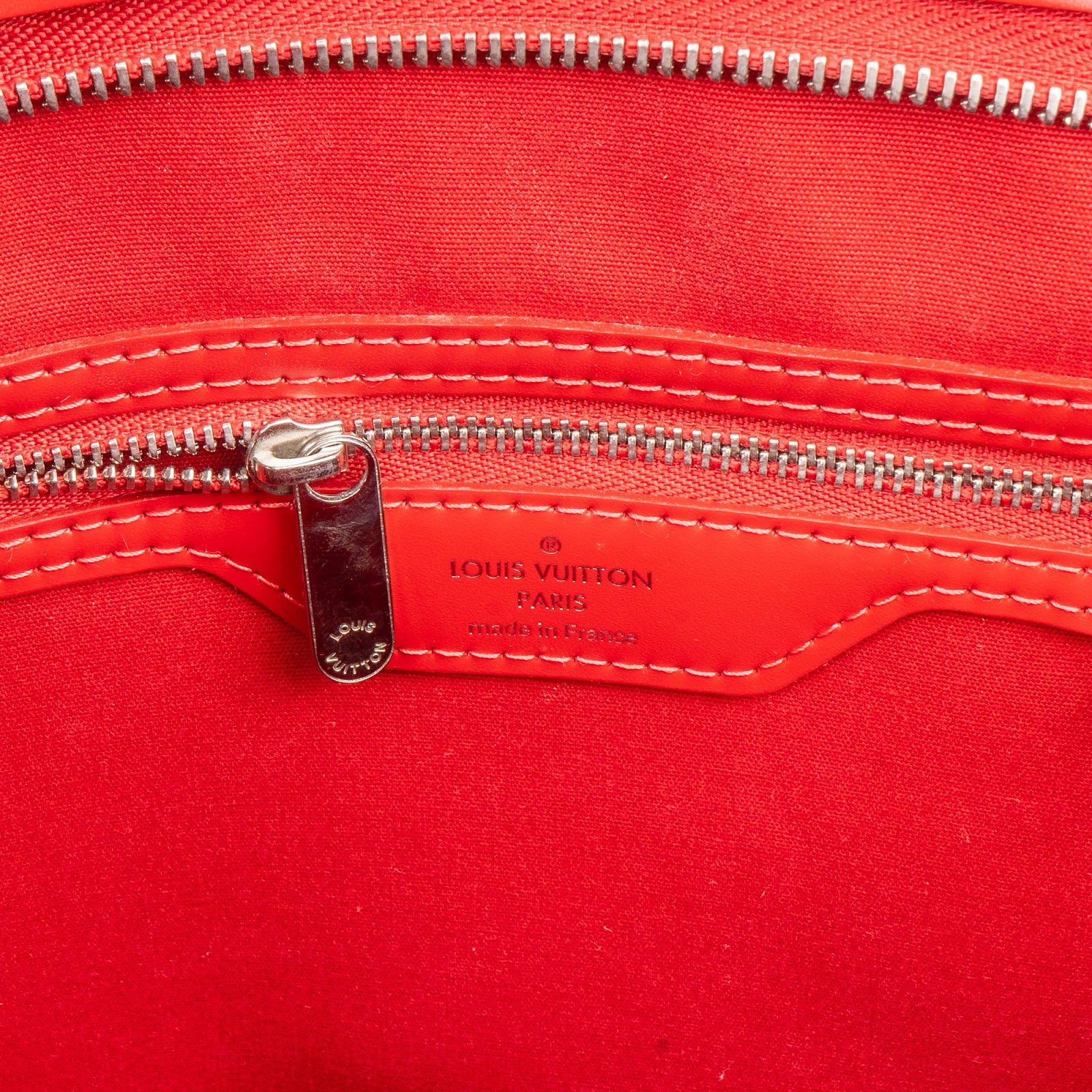 Louis Vuitton Red Epi Leather Brea MM Handbag