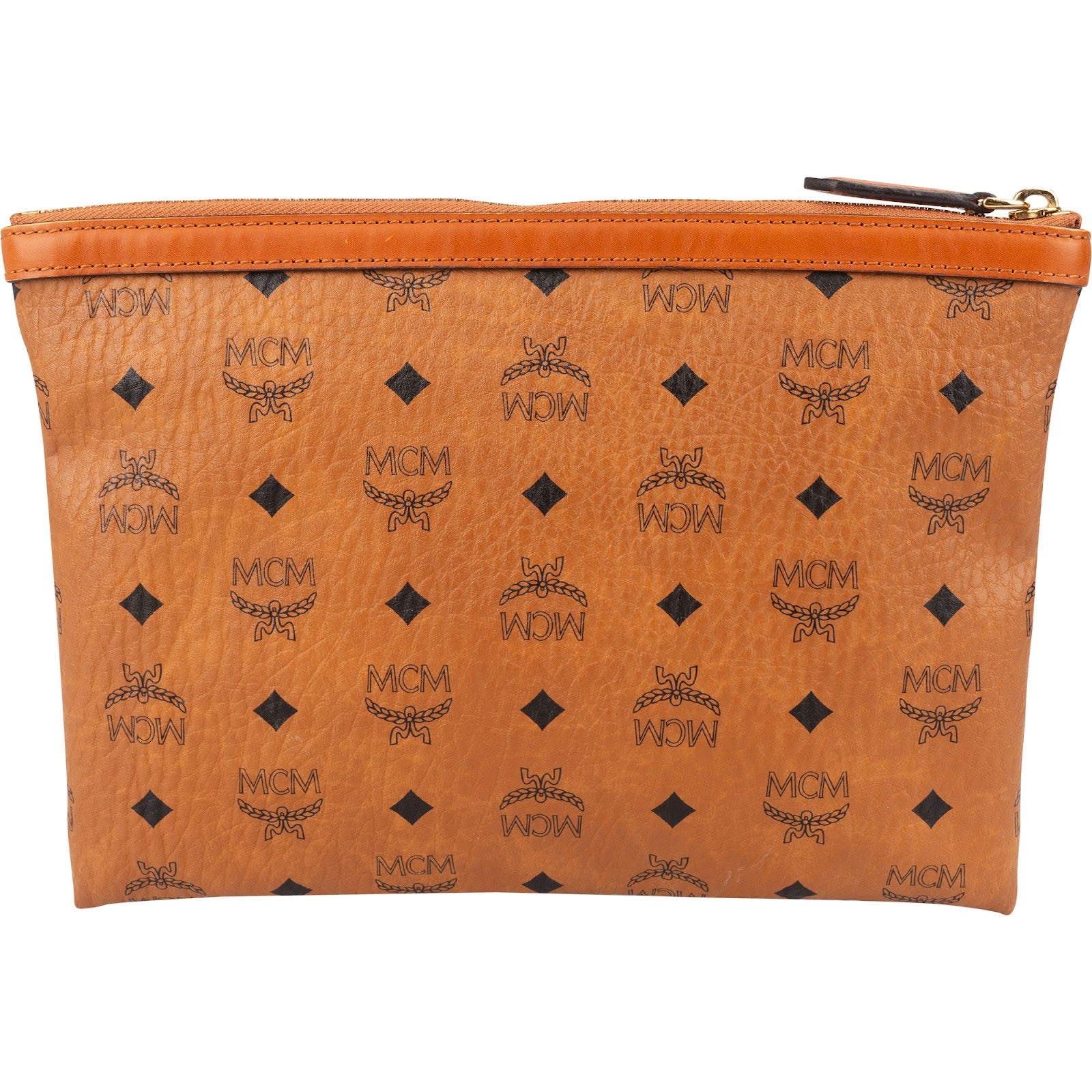 MCM Monogram Heritage Visetos Clutch