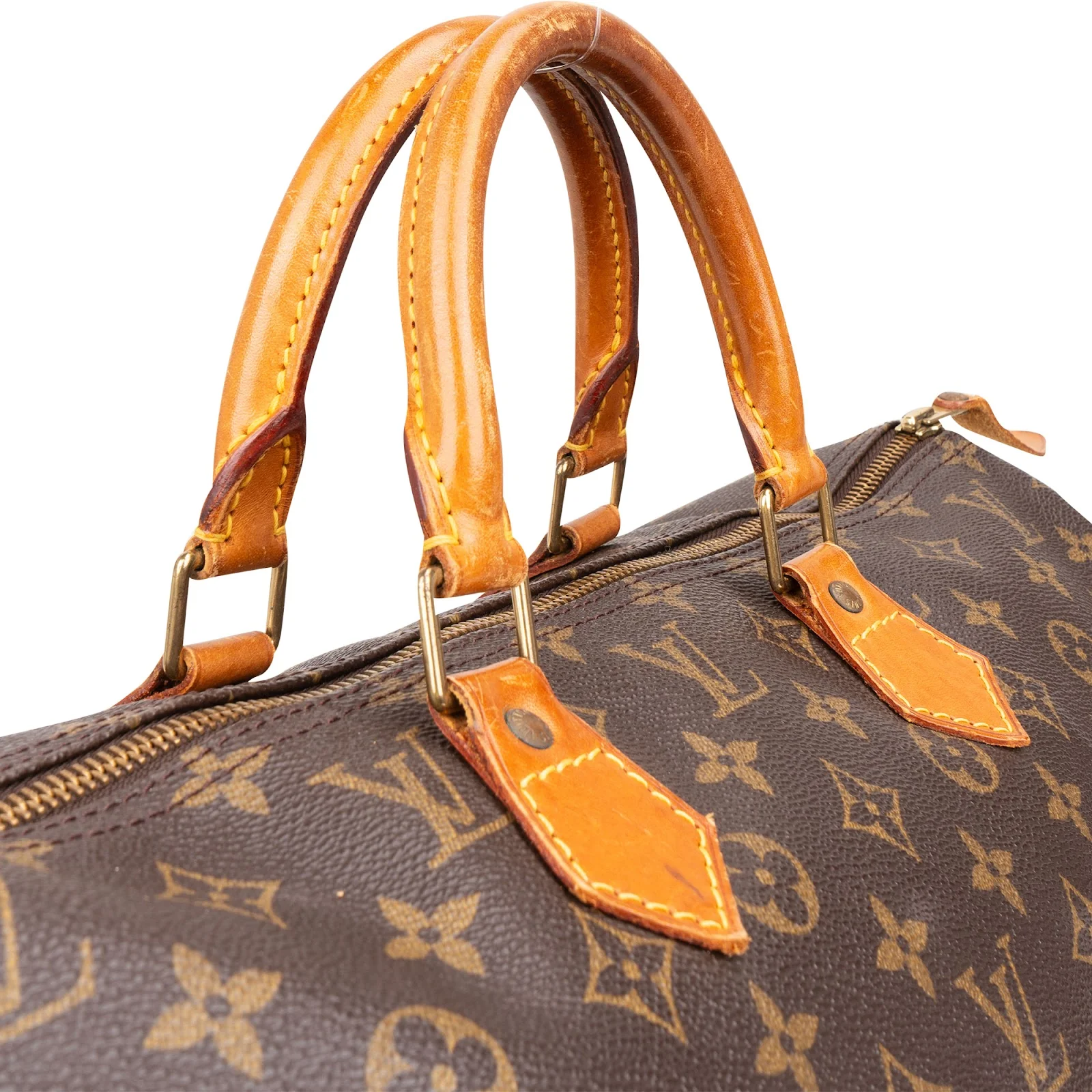 Louis Vuitton Canvas Monogram Speedy 40 Boston Bag