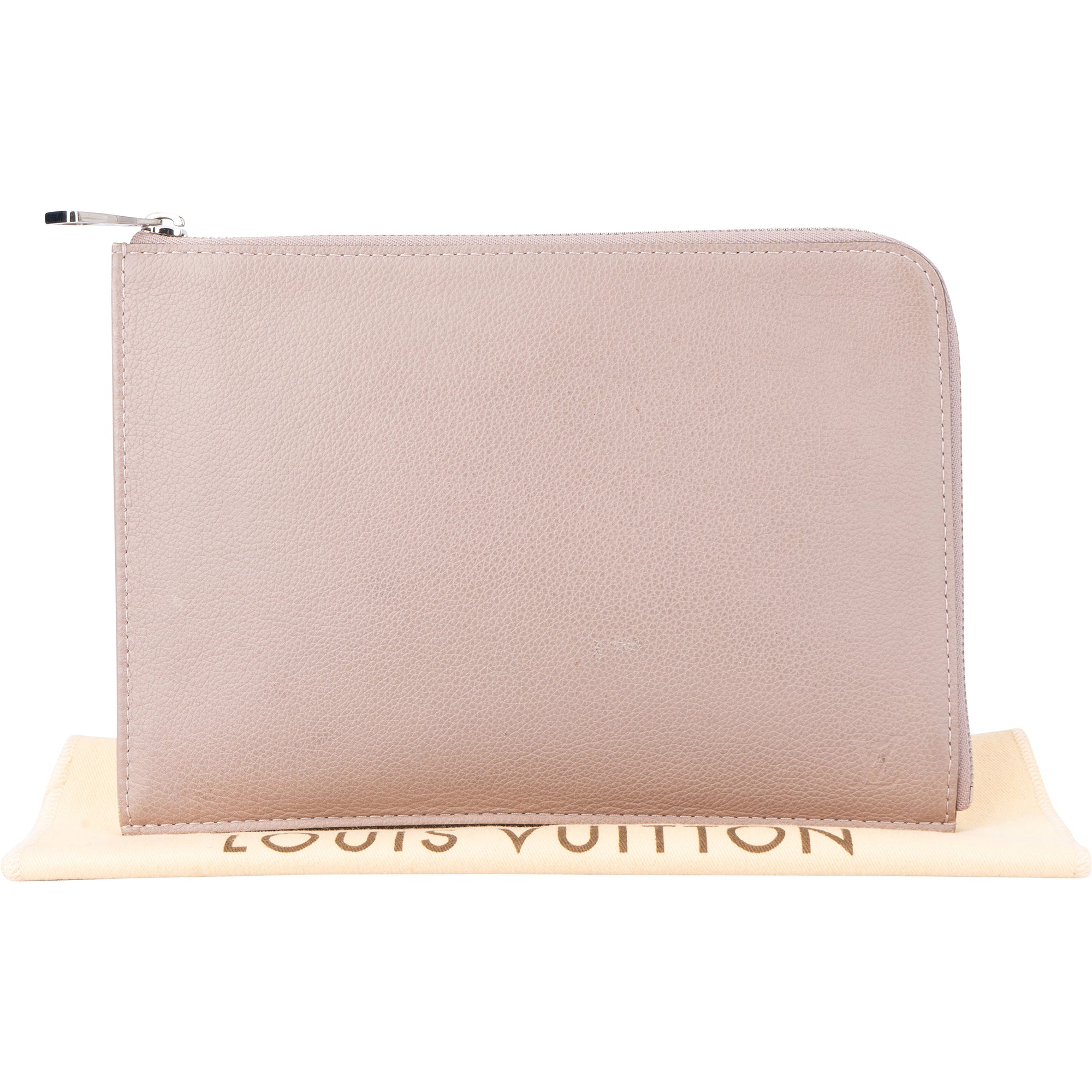 Louis Vuitton Taupe Pochette Jour PM Clutch