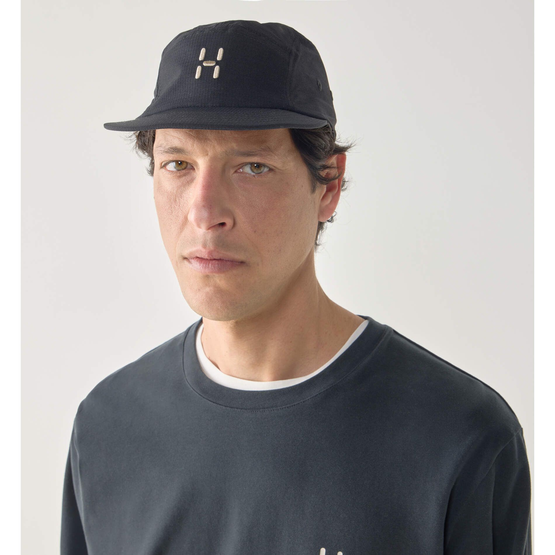 Czapka z daszkiem Brand Five Panel, rozmiar M/L – True Black
