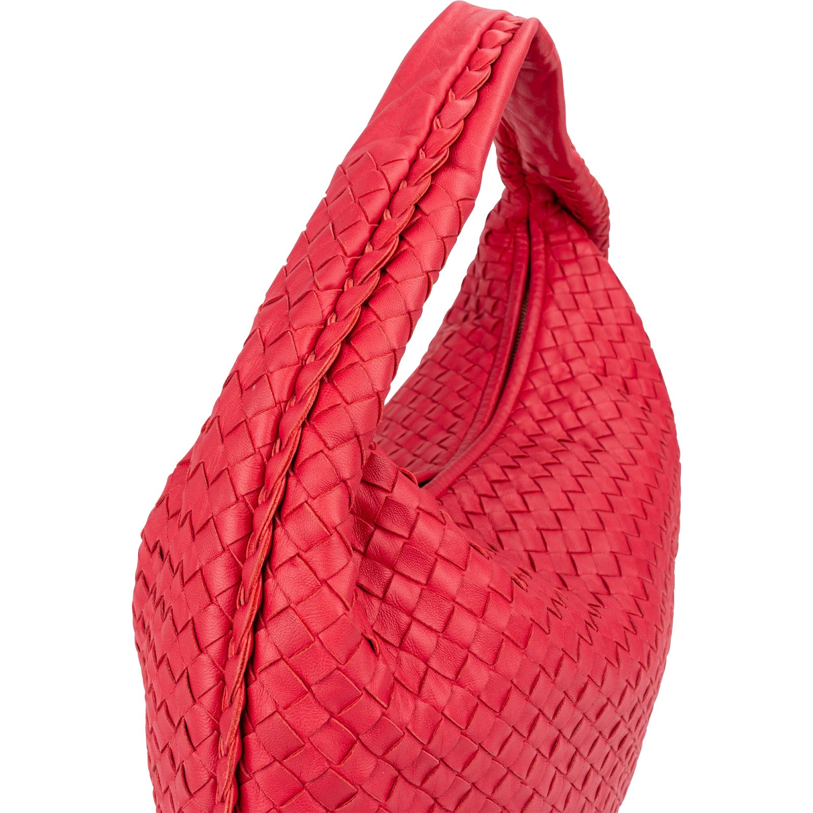Bottega Veneta Intrecciato Leather Belly Hobo Shoulder Bag