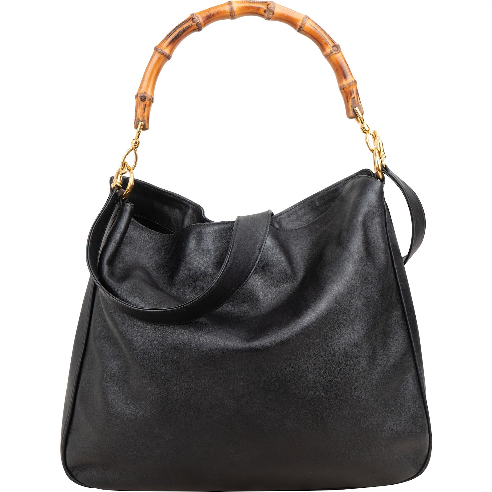 GUCCI - Handtas met bamboehandvat