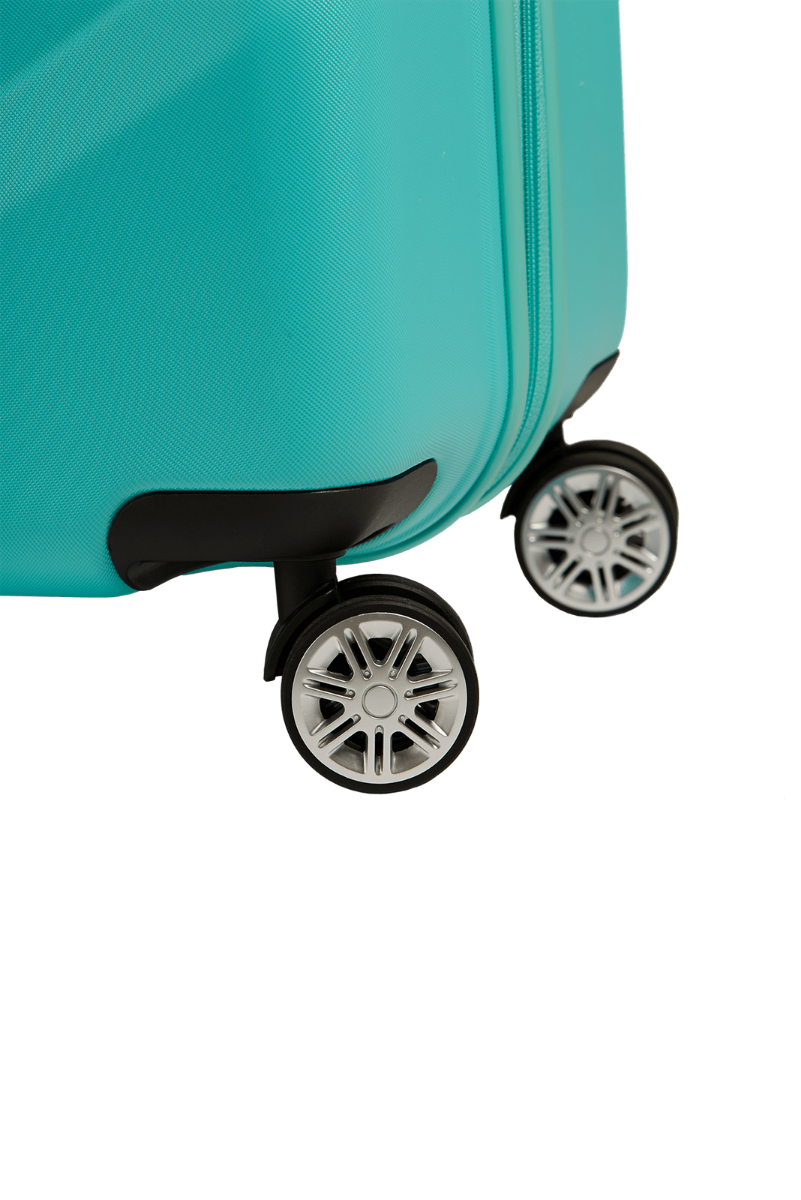 3-tlg. Hartschalen-Koffer-Set mit 4 Rollen, Arrow 2 - Turquoise