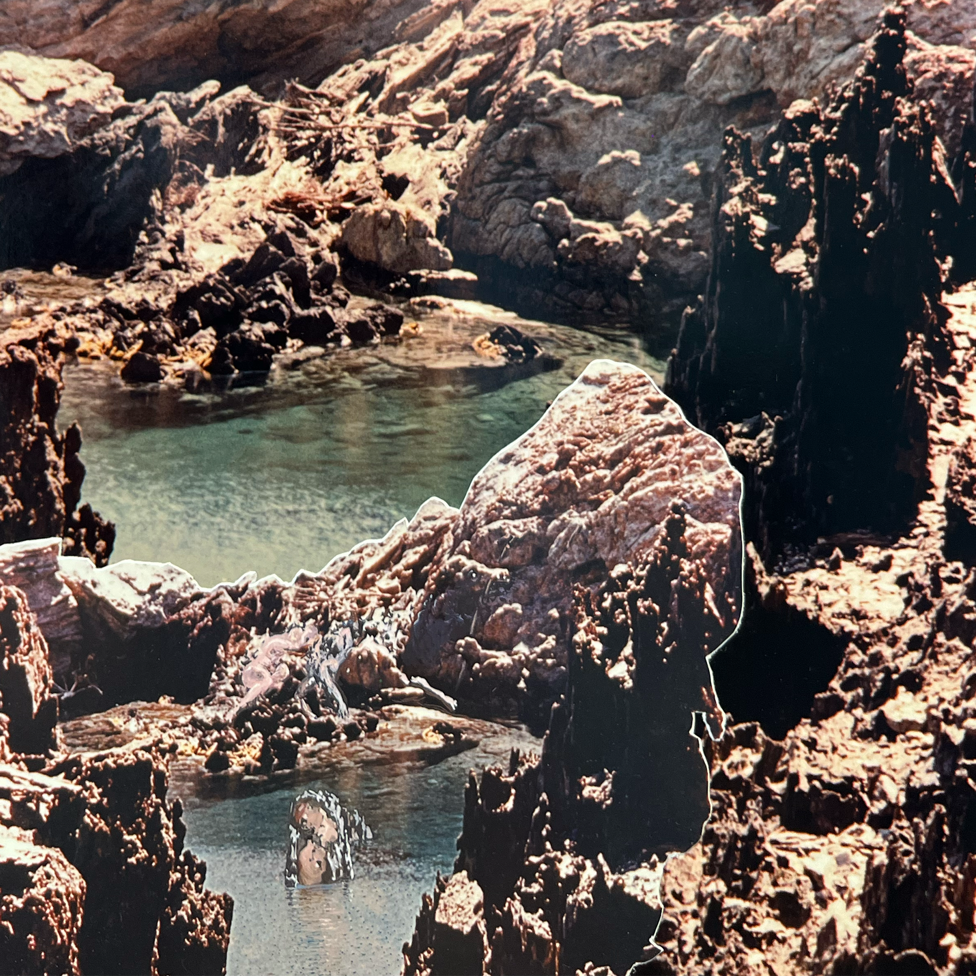 Salvador Dalí und Robert Descharnes - Set of 4 Surreal Photo Collages