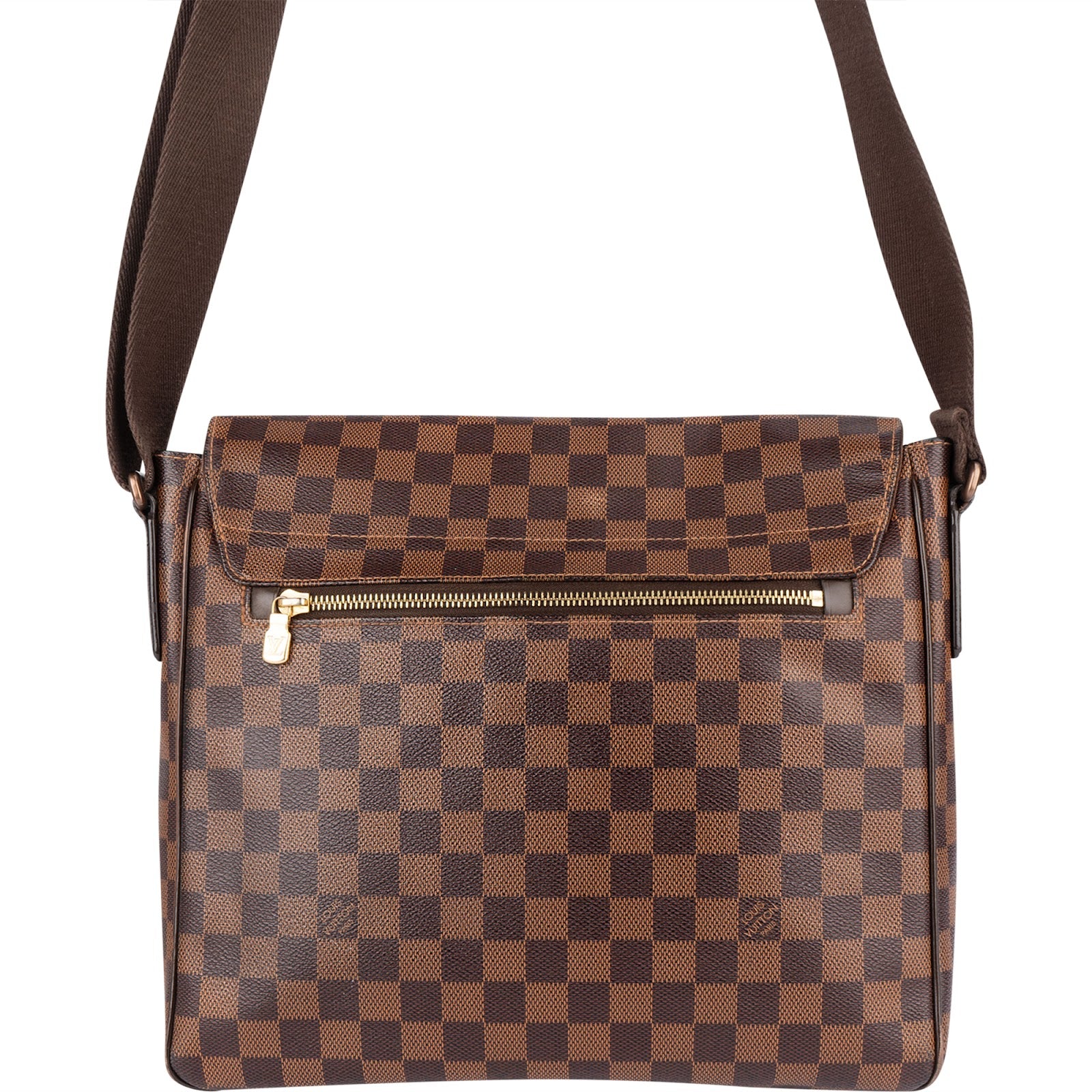 Louis Vuitton Monogram Damier Ebene Brooklyn Messenger Crossbody Bag