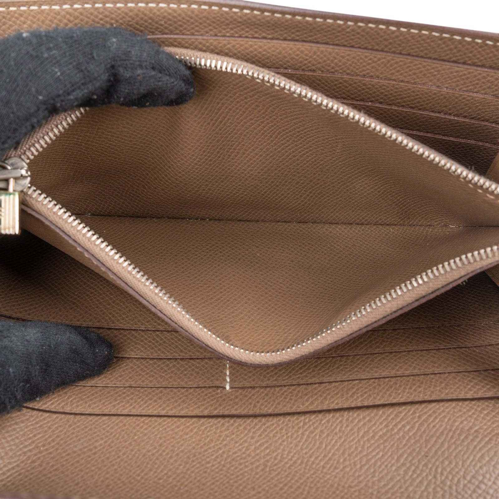 Hermès - Palladium Kelly Wallet