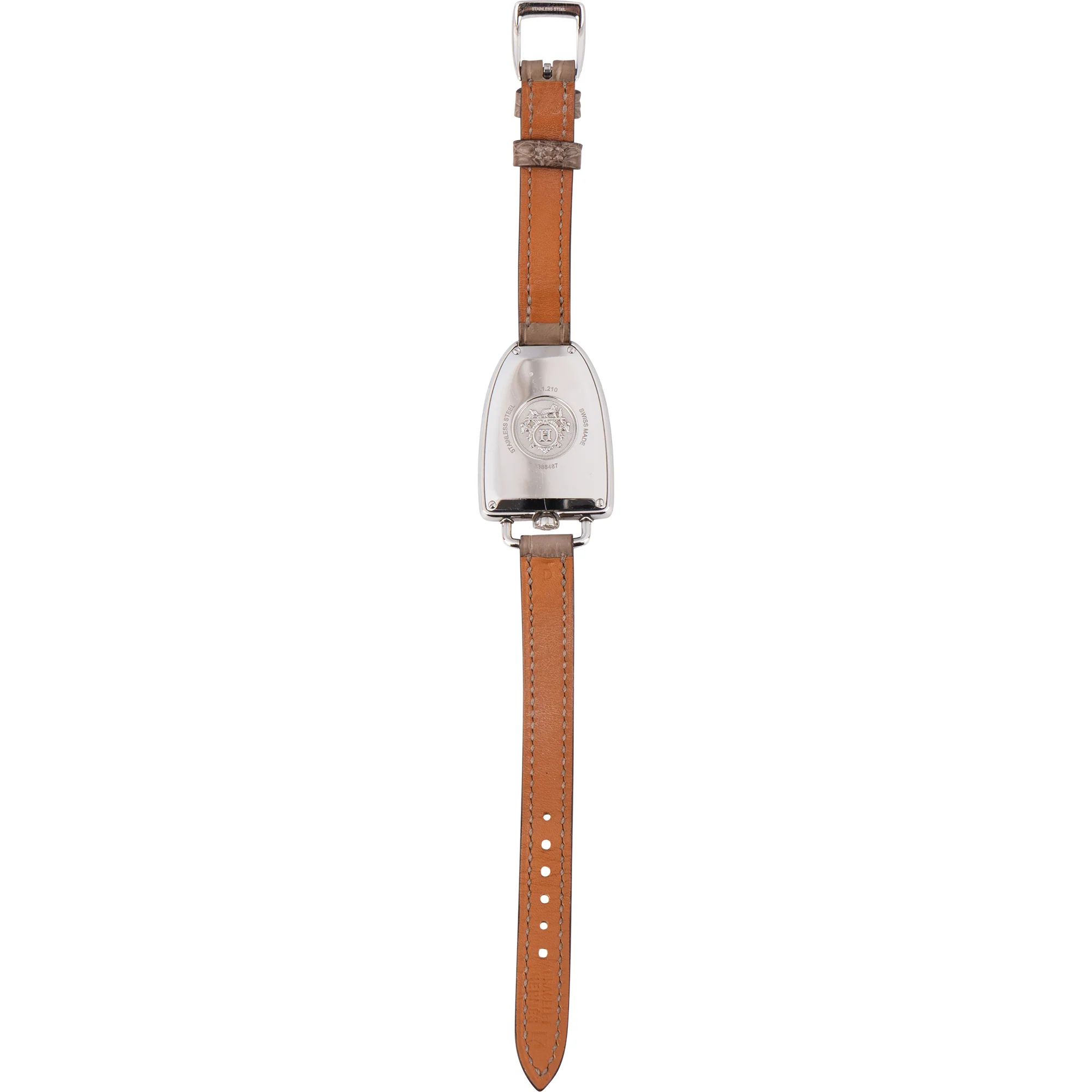Hermès Silver Tone Galop d`Hermès CA1.210 Women Watch