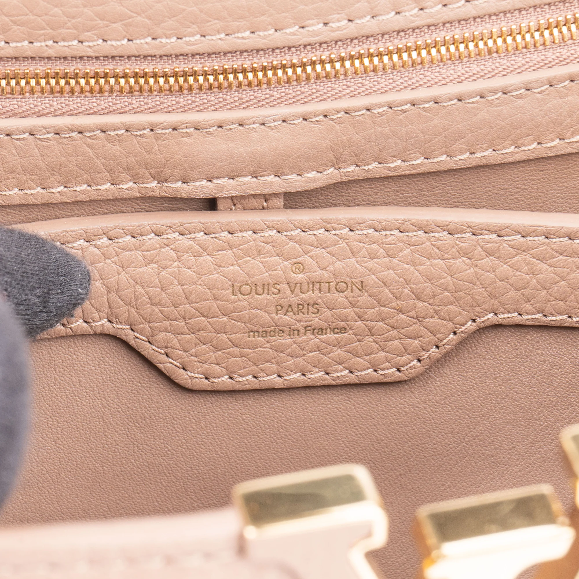 Louis Vuitton Braided Taurillon Leather Capucines PM Handbag