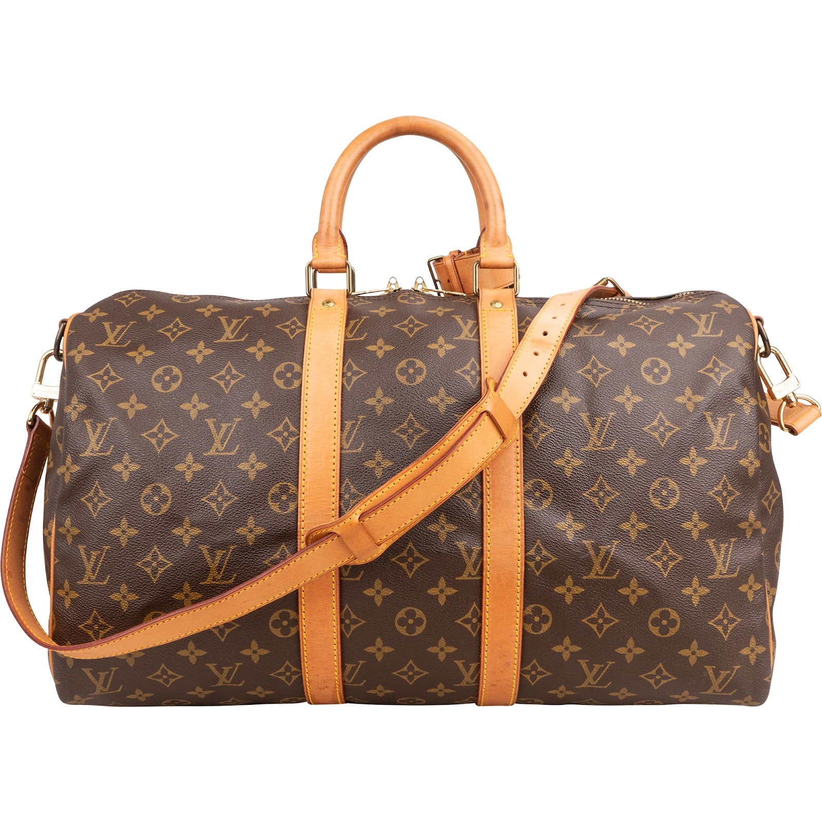 Louis Vuitton Monogram Canvas Keepall 45 schoudertas