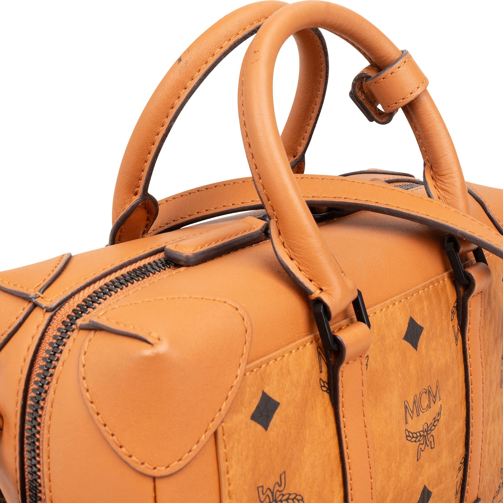 MCM Monogram Visetos Berlin Handbag