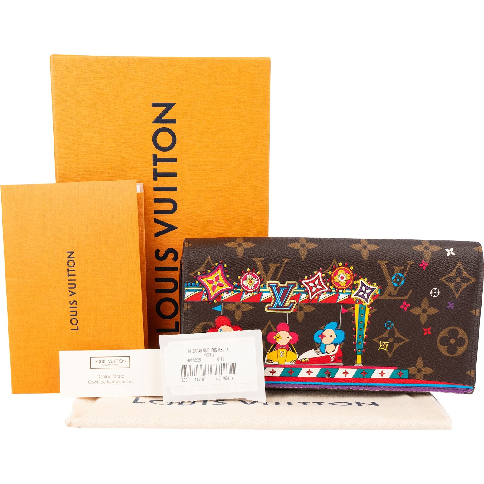 Louis Vuitton - Illustre Holiday Bumper Cars Sarah Wallet