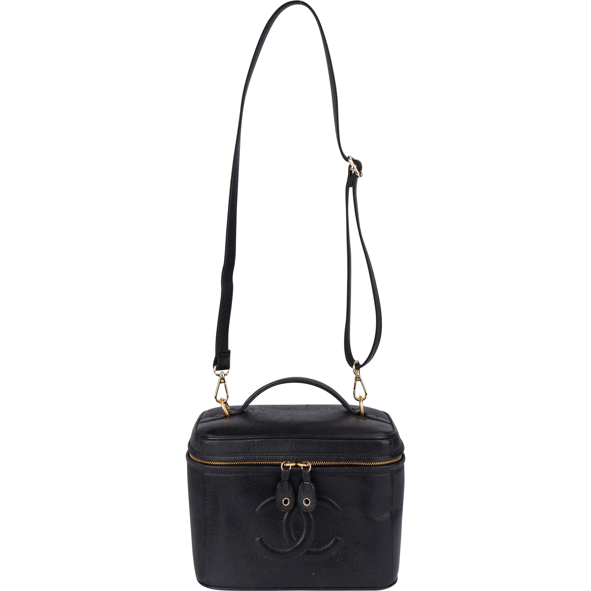 Chanel Caviar Leather CC Vanity Handbag