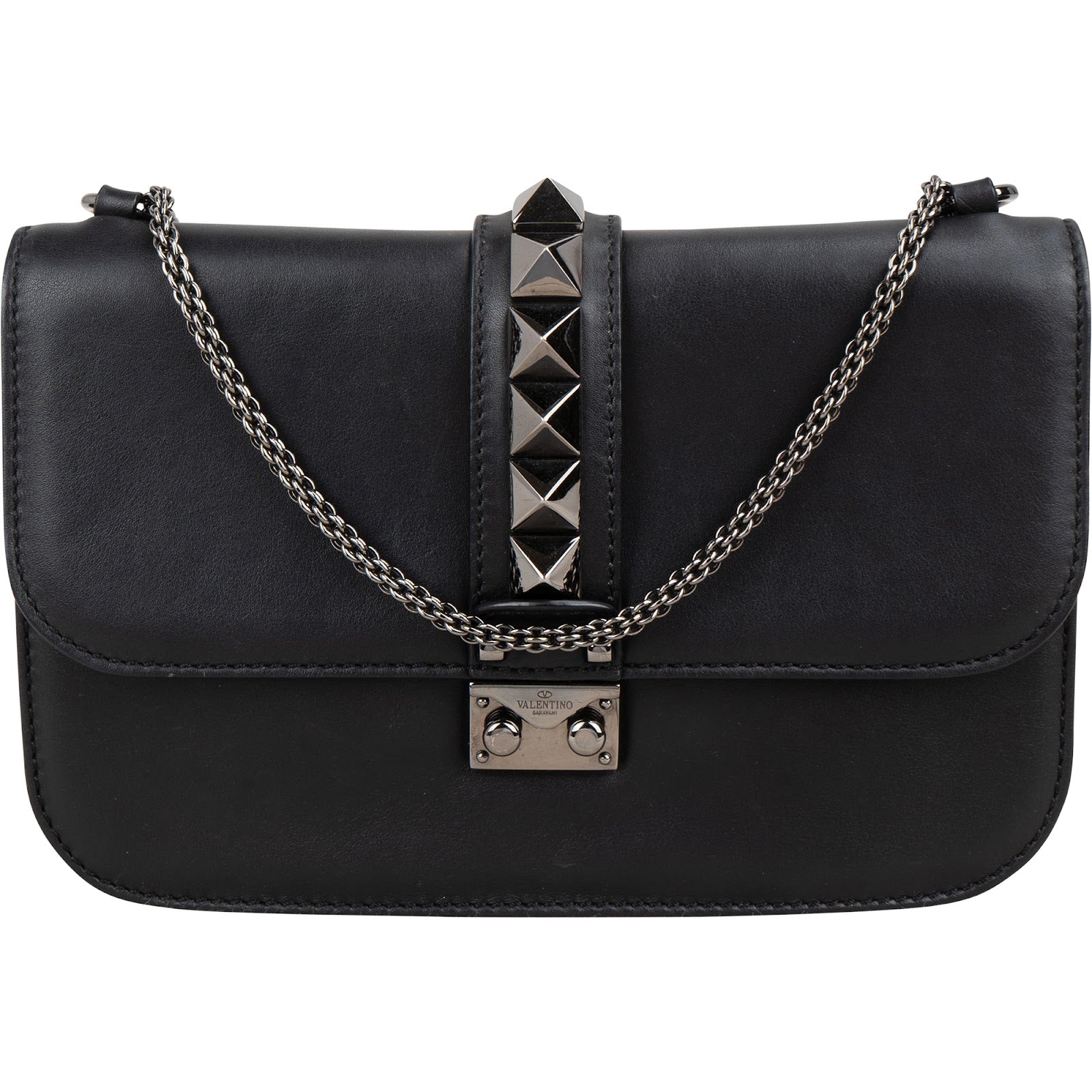Valentino Garavani - Rockstud Glam Lock Crossbody Bag