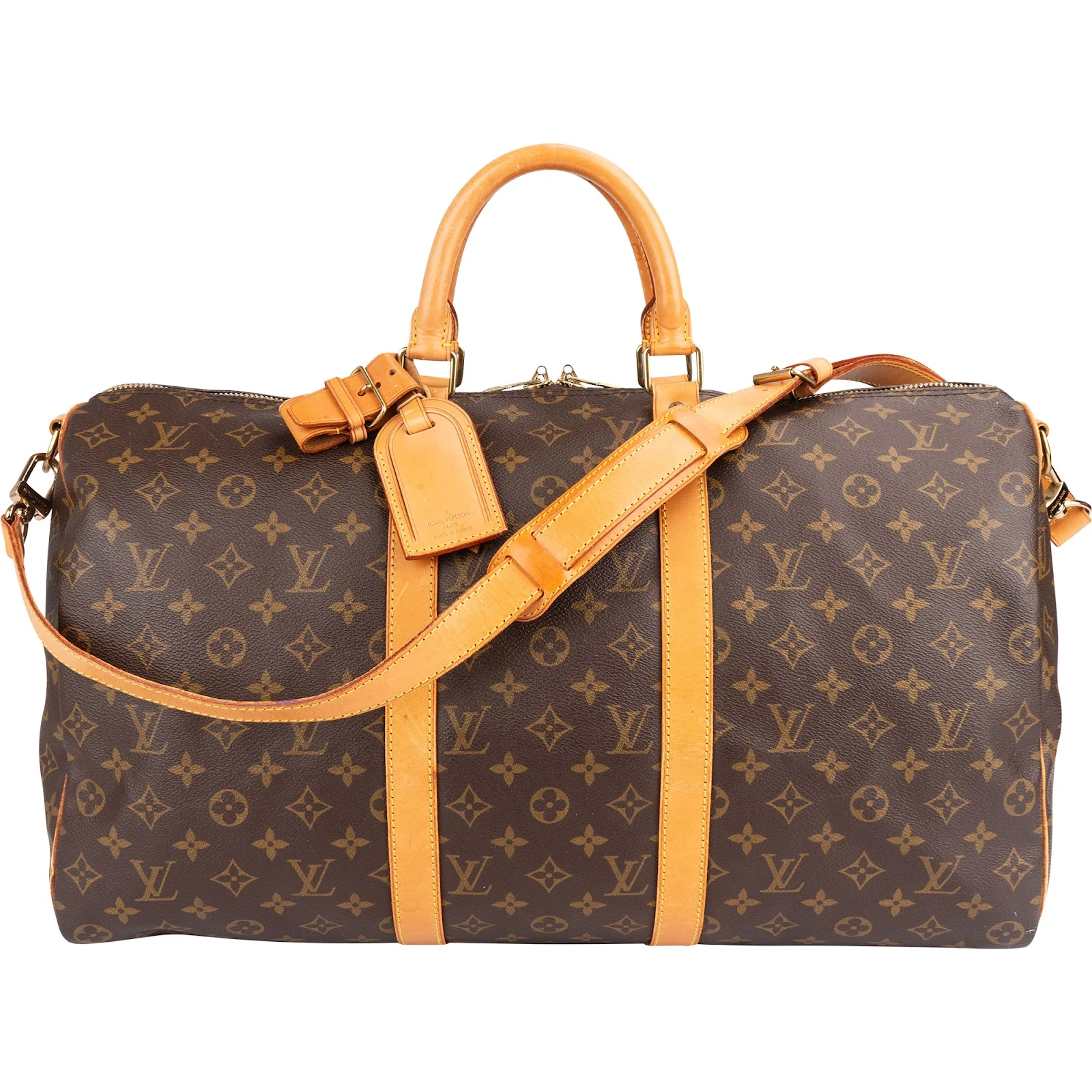 Louis Vuitton Monogram Canvas Keepall 50 Bandoulière Reisetasche