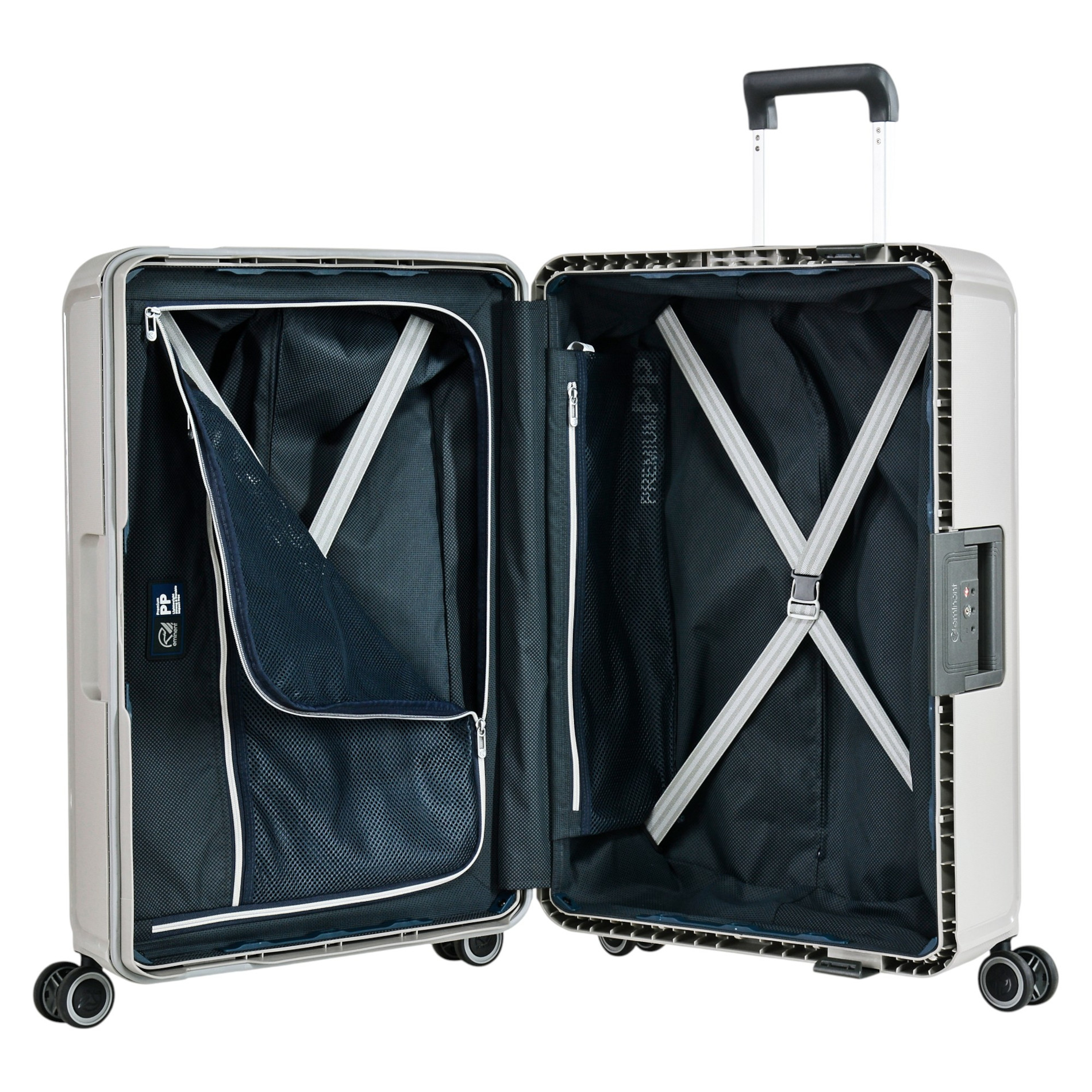 VERTICA Trolley M (68 cm) - hellgrau