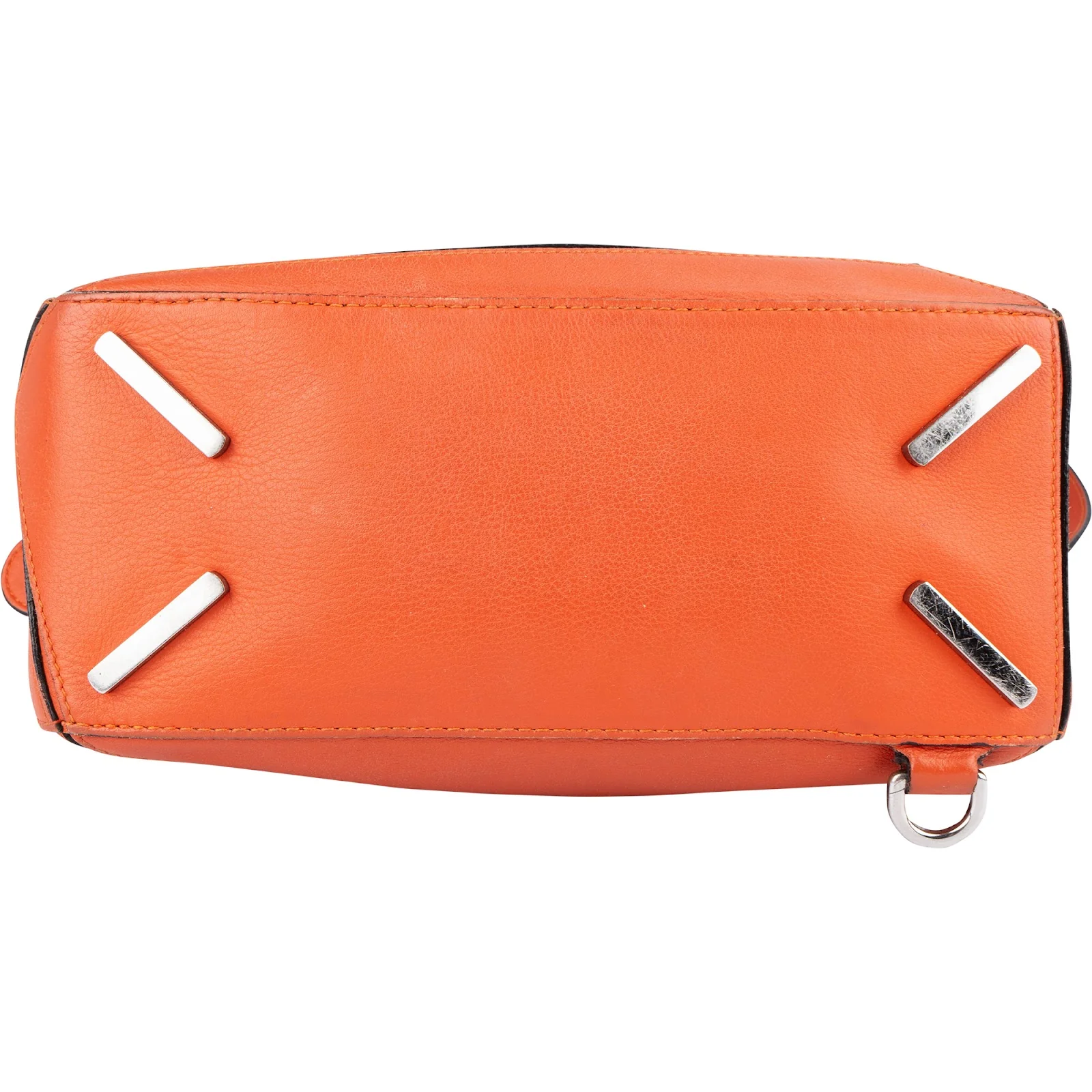Loewe Orange Leather Puzzle Crossbody Handbag