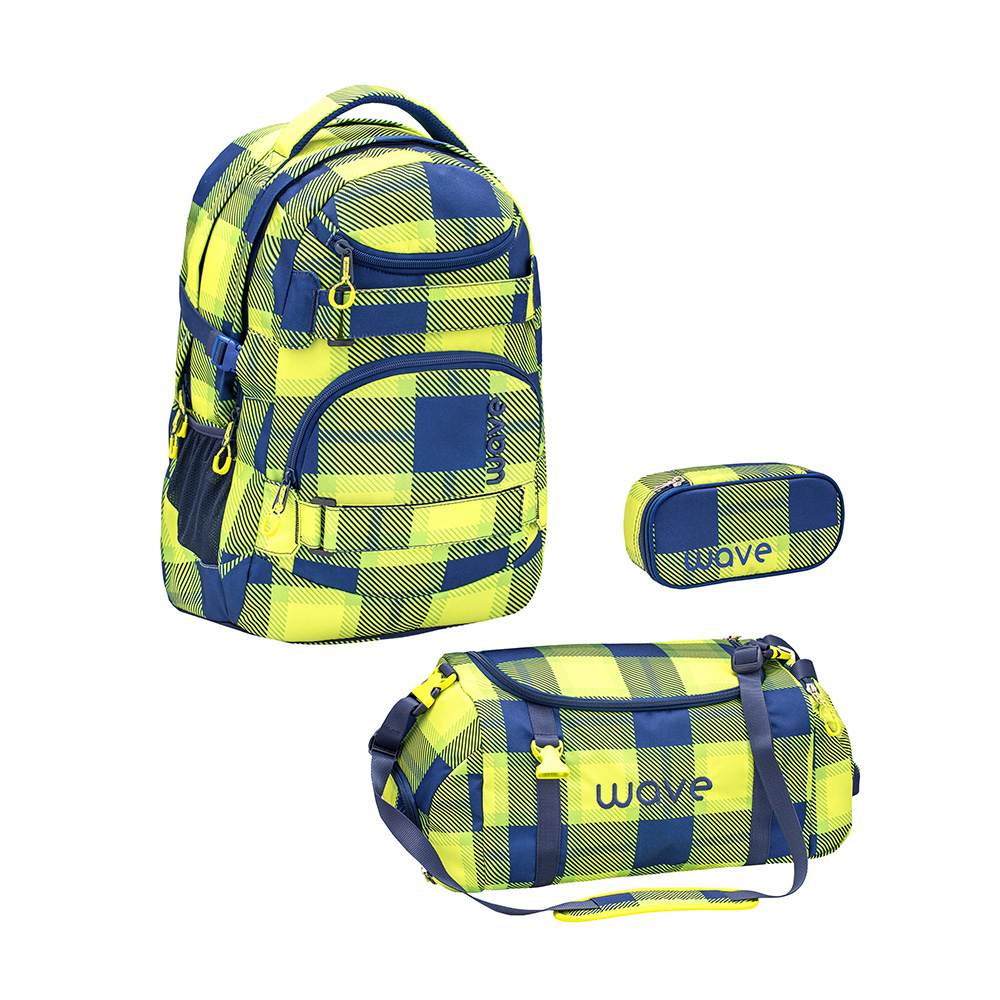 Infinity Rucksack Set 3-teilig - Neon pattern