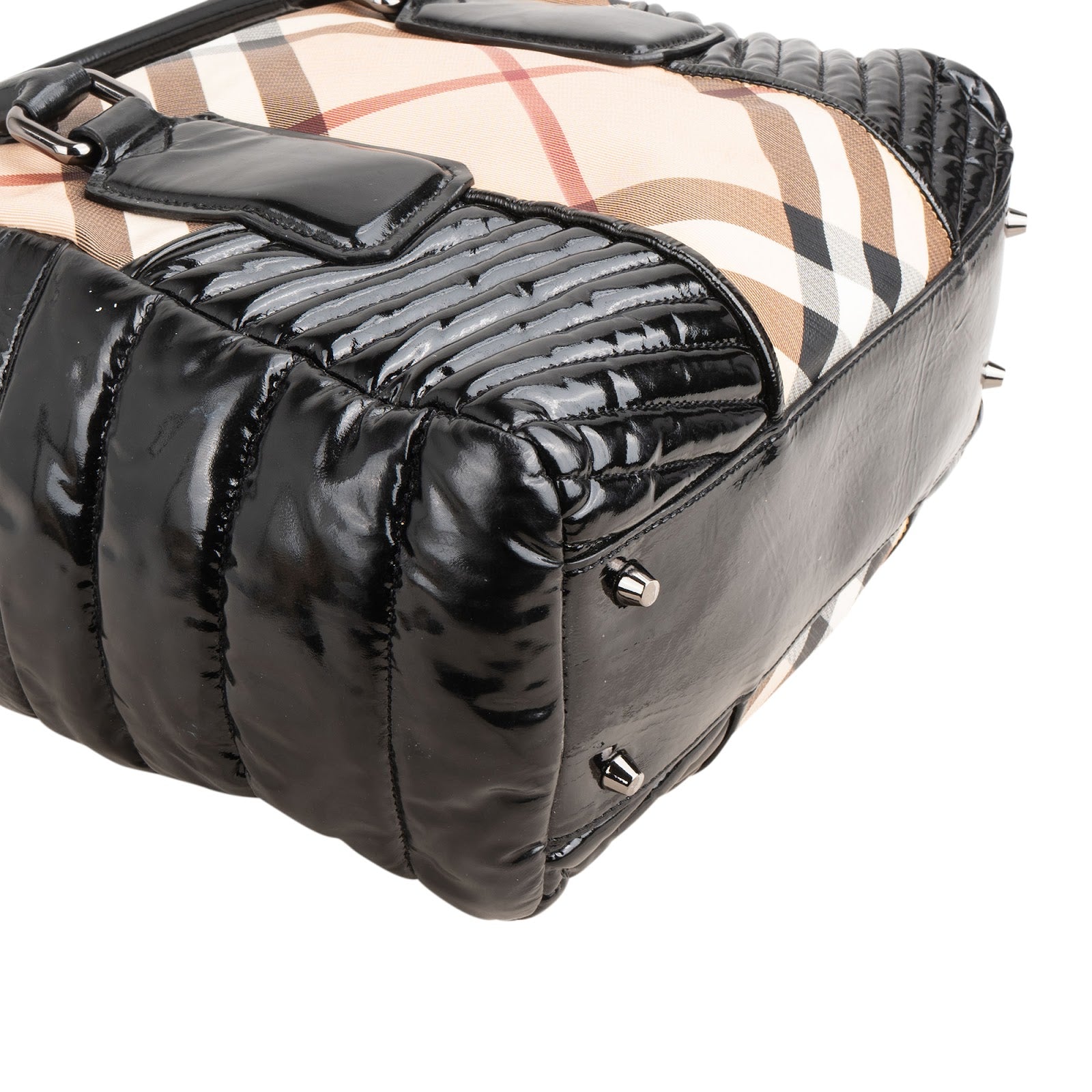 Burberry - Haymarket Check Tote Shoulder Bag