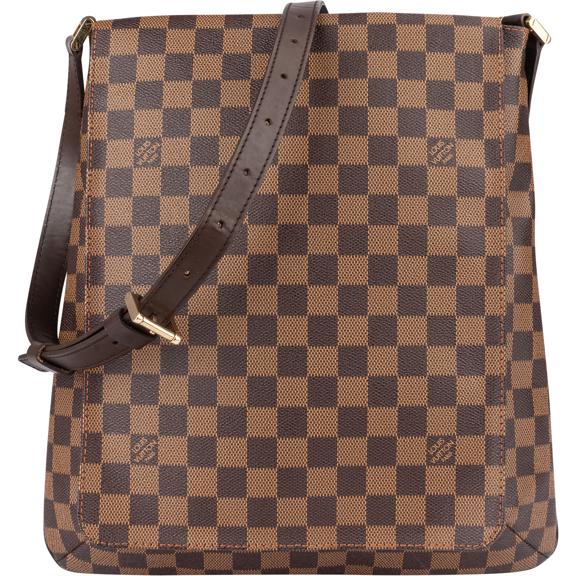 Louis Vuitton Damier Ebene Salsa Musette PM Shoulder Bag