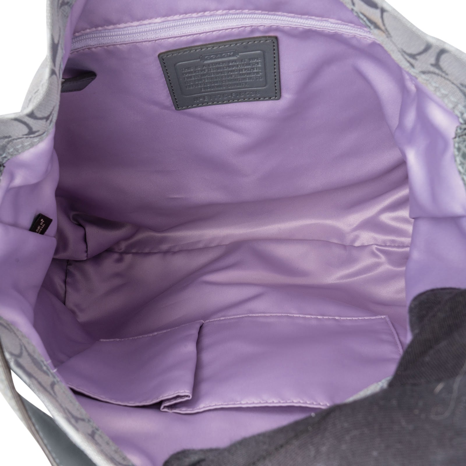 Coach Monogram Signature Zoe Hobo Shoulder Bag