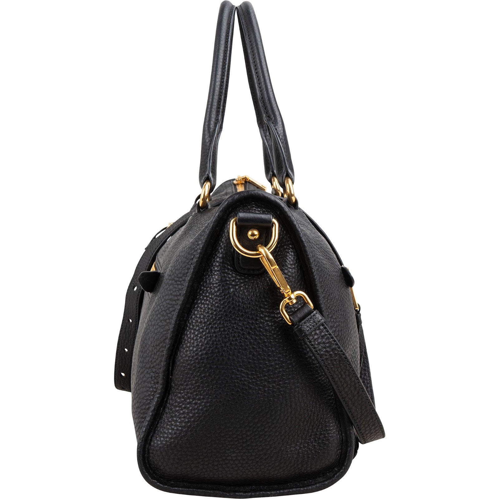 Prada - Vitello Daino leren City-handtas