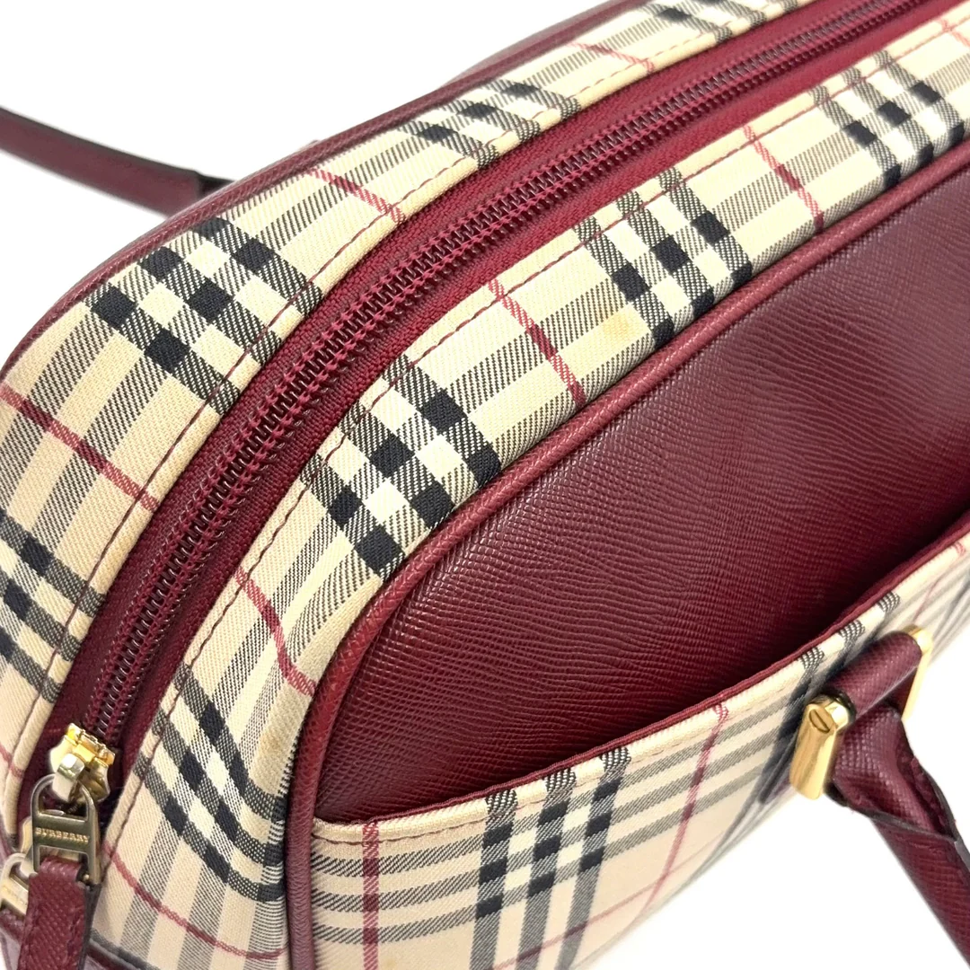 Burberry Shoulder bag multicolor Leather Canvas