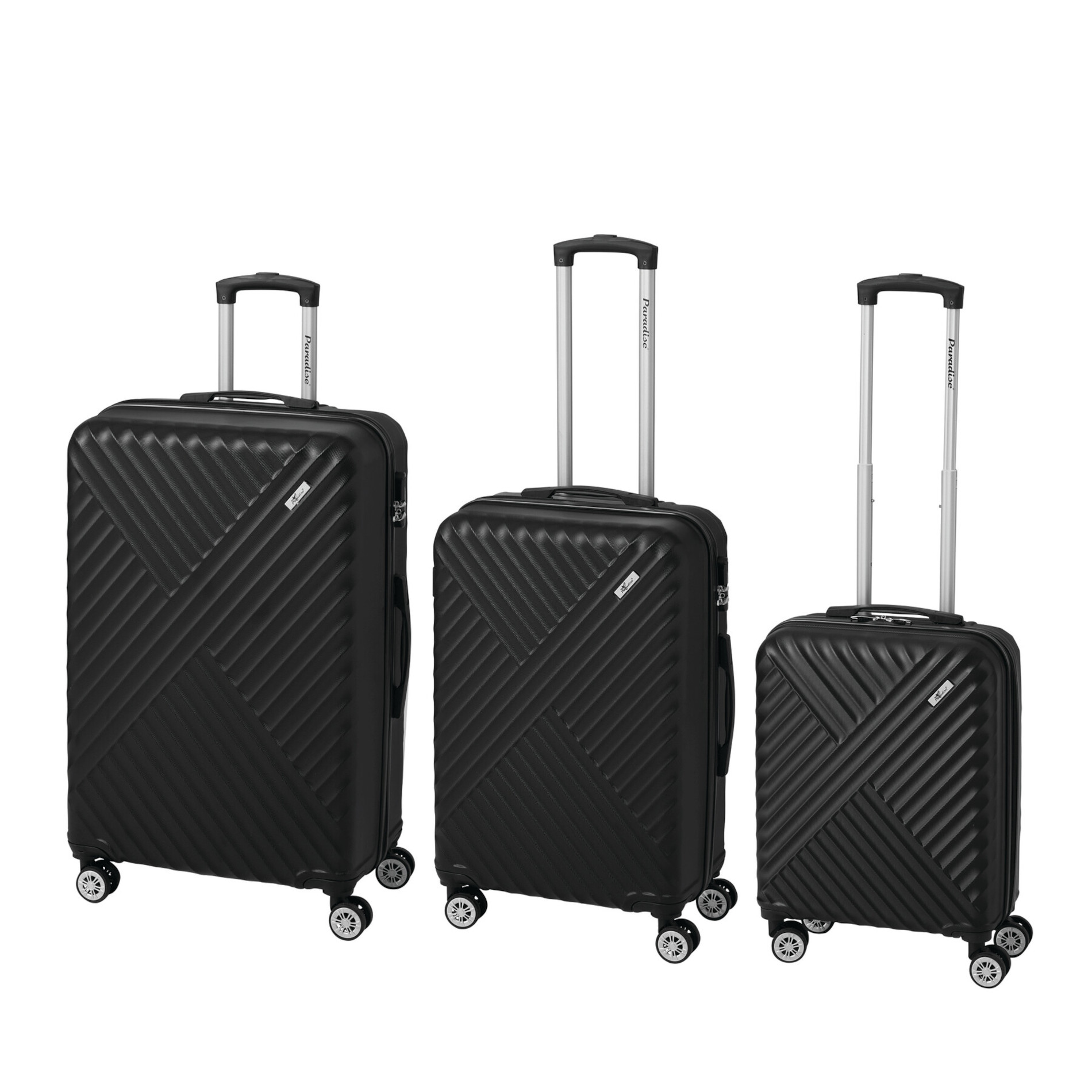 KINGSTON 3-tlg. Kofferset - schwarz