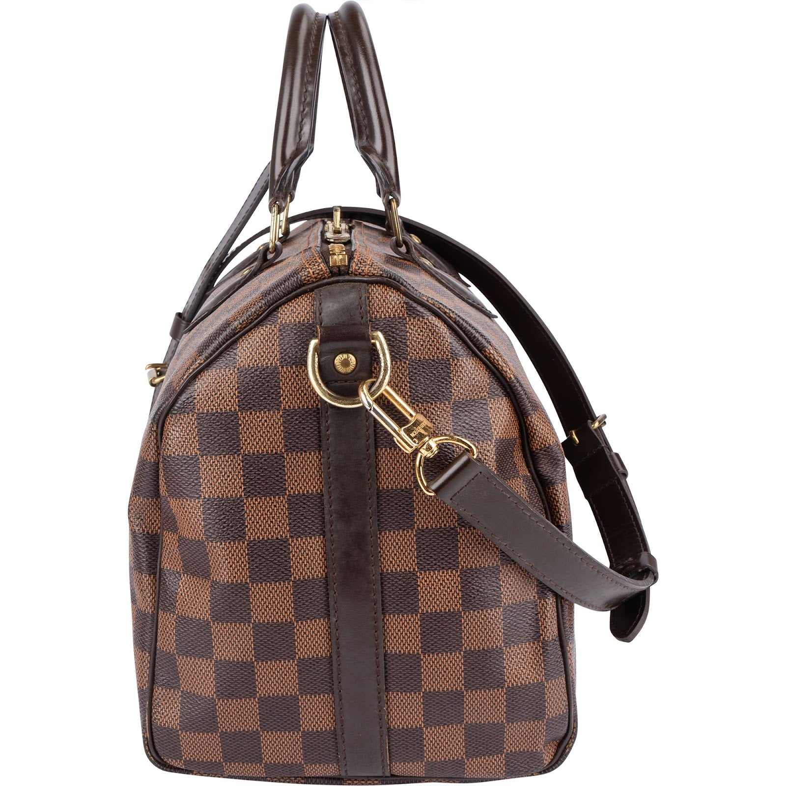 Louis Vuitton Monogram Damier Ebene Speedy 30 Bandoulière Handbag
