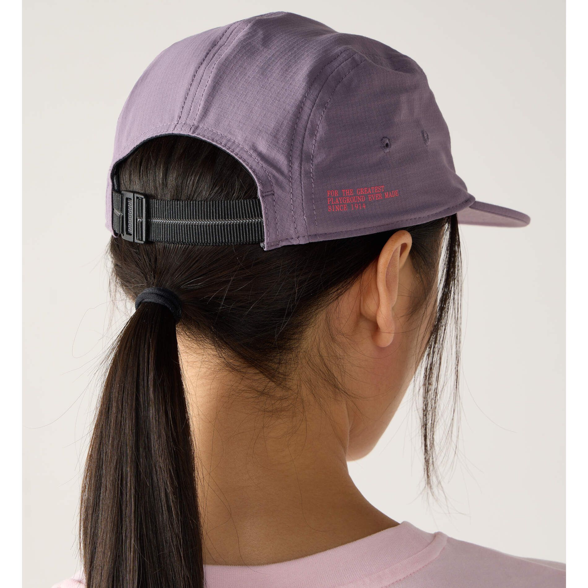 Czapka z daszkiem Brand Five Panel, rozmiar M/L – Purple Fog