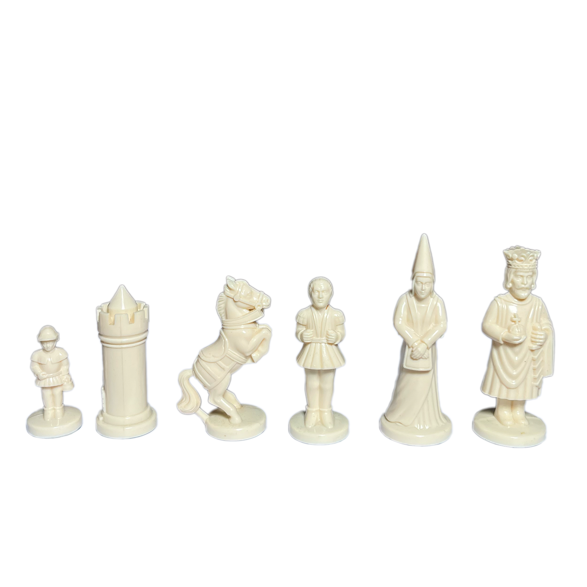 Schachfiguren - König Artus aus Bakelit