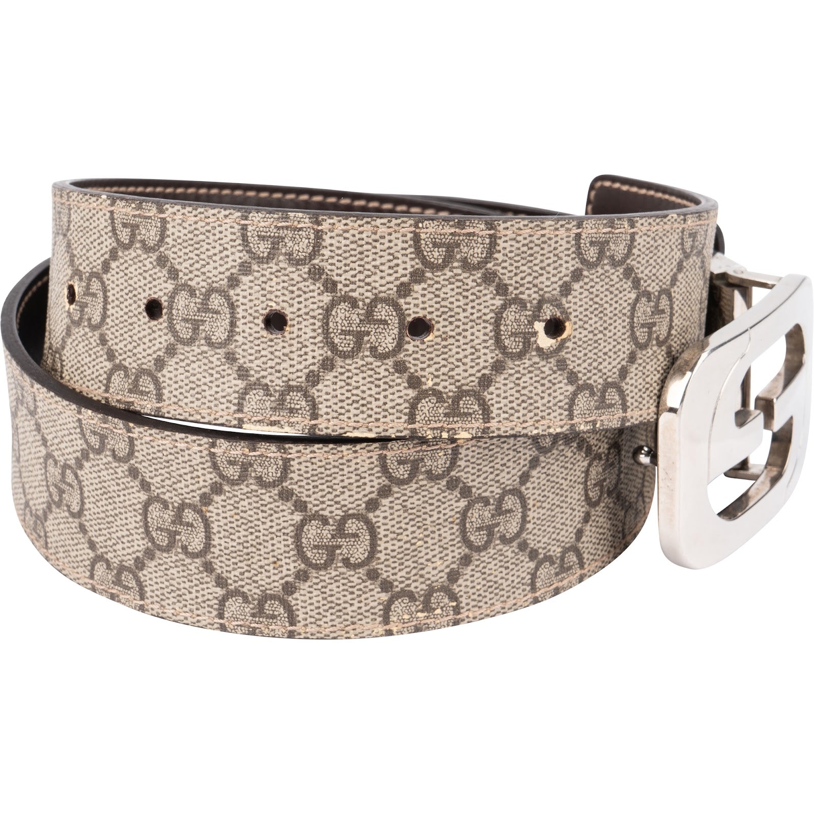 Gucci - GG Supreme Reversible G Buckle Belt (80 / 32)