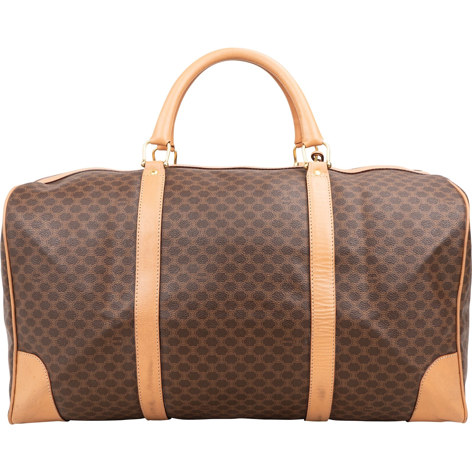 Celine - Monogram Macadam Boston 50 Reisetasche