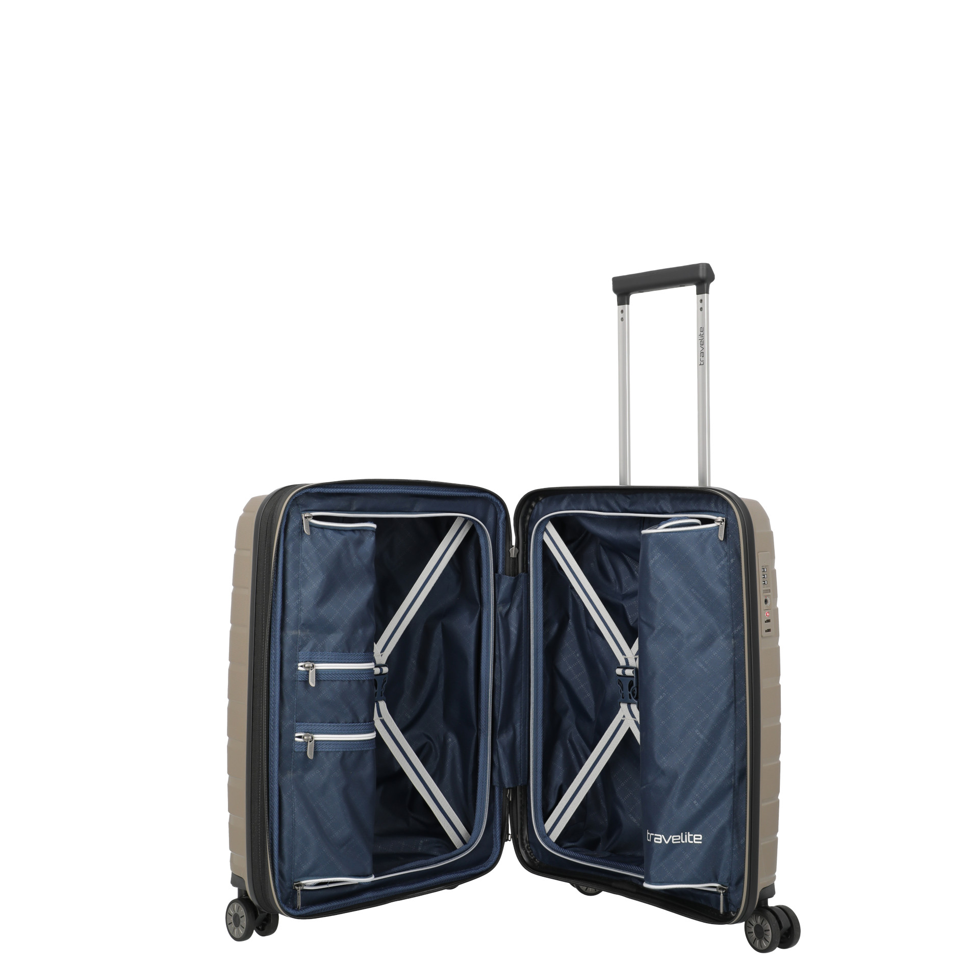 AIR BASE Handgepäck S (55 cm) erweiterbar - Champagner