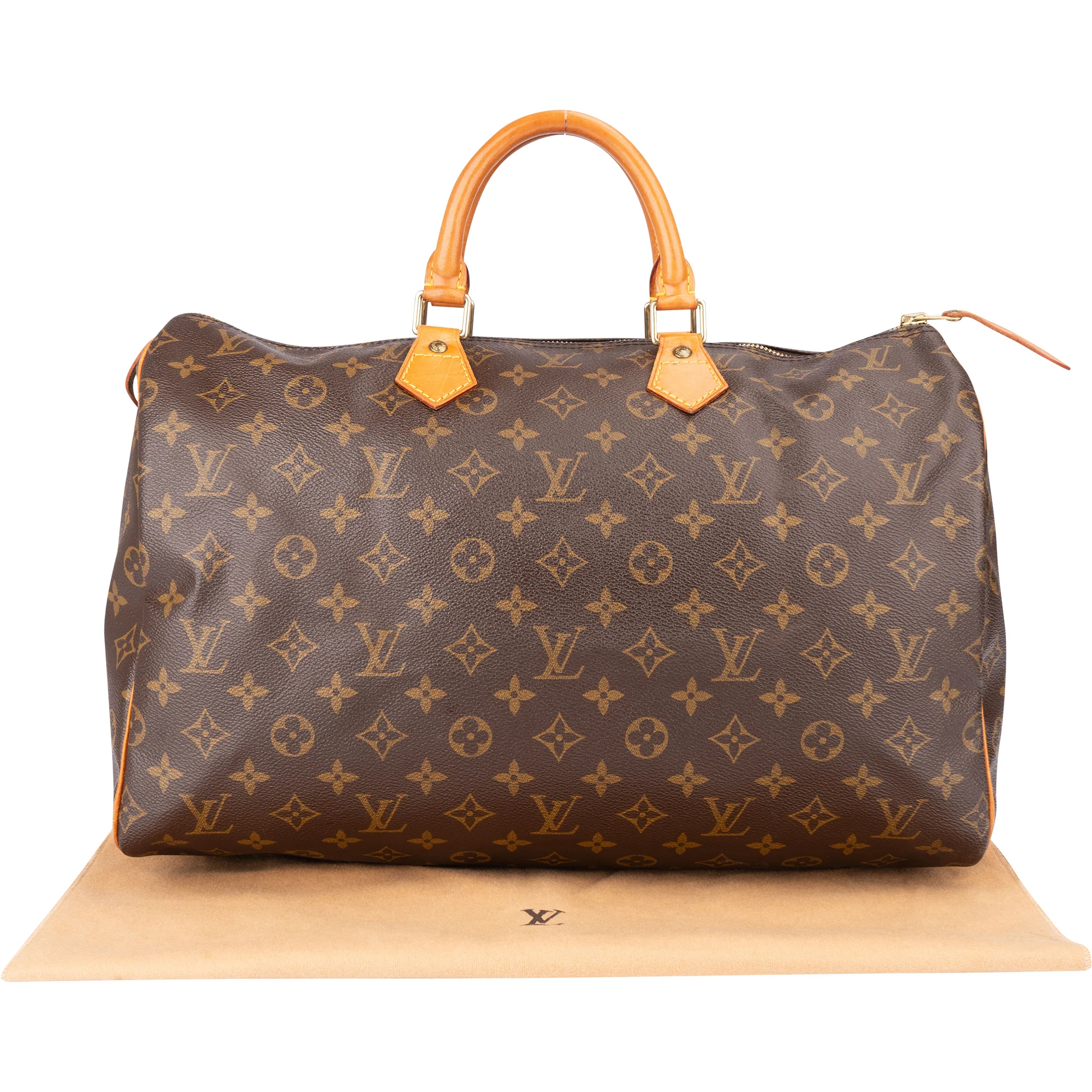 Louis Vuitton Canvas Monogram Speedy 40 Handbag