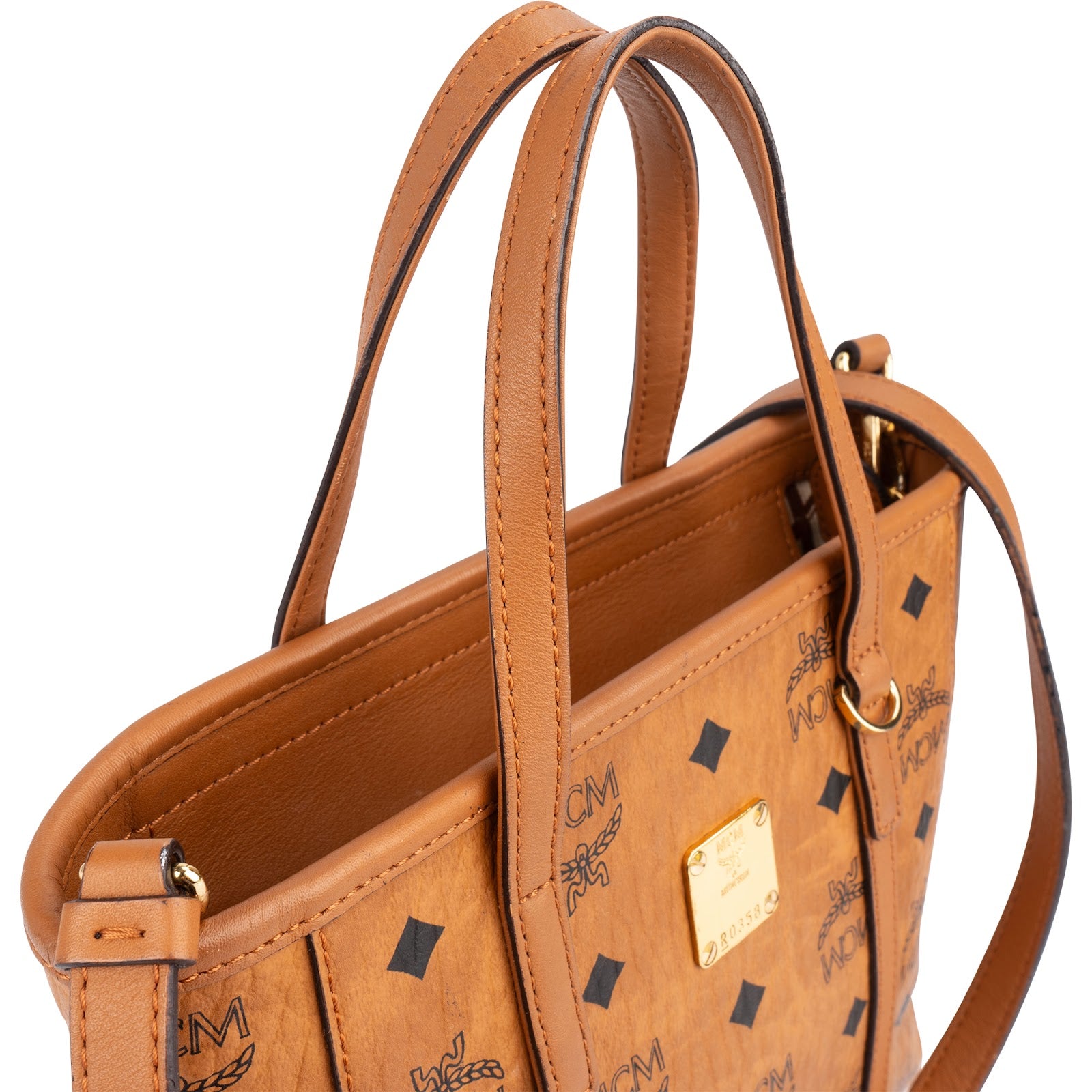 MCM Monogram Visetos Aren Mini Shopper