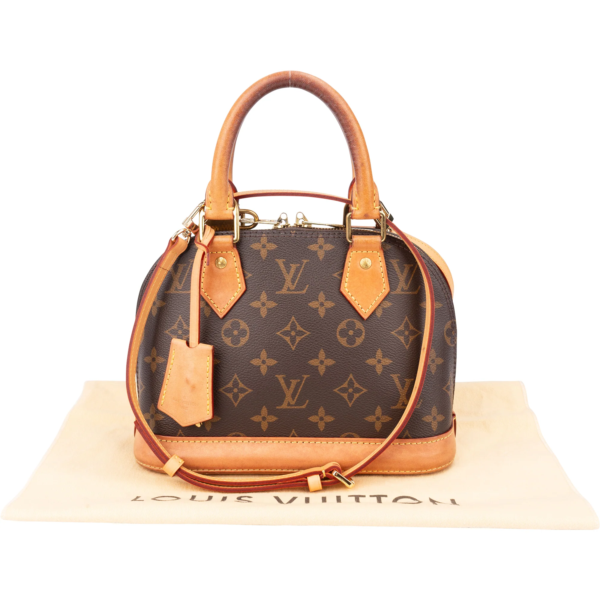 Louis Vuitton Canvas Monogram Alma BB Handbag
