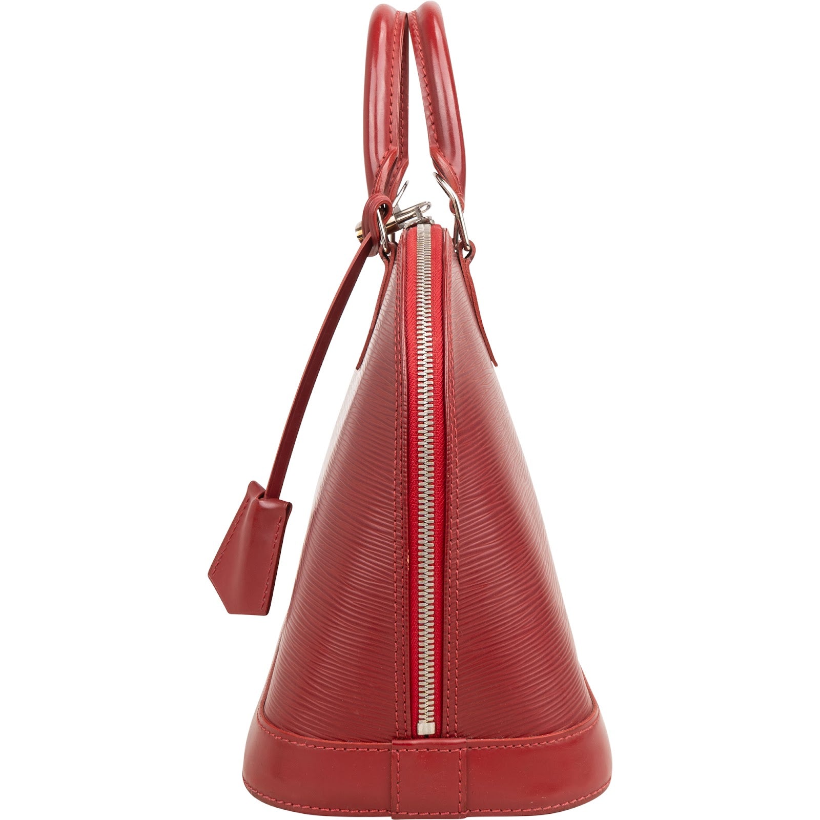 Sac à main Alma PM Louis Vuitton en cuir Epi rouge