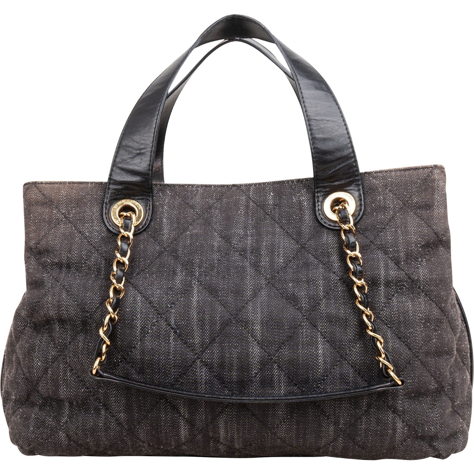 Chanel Stitching Denim CC Shoulder Handbag