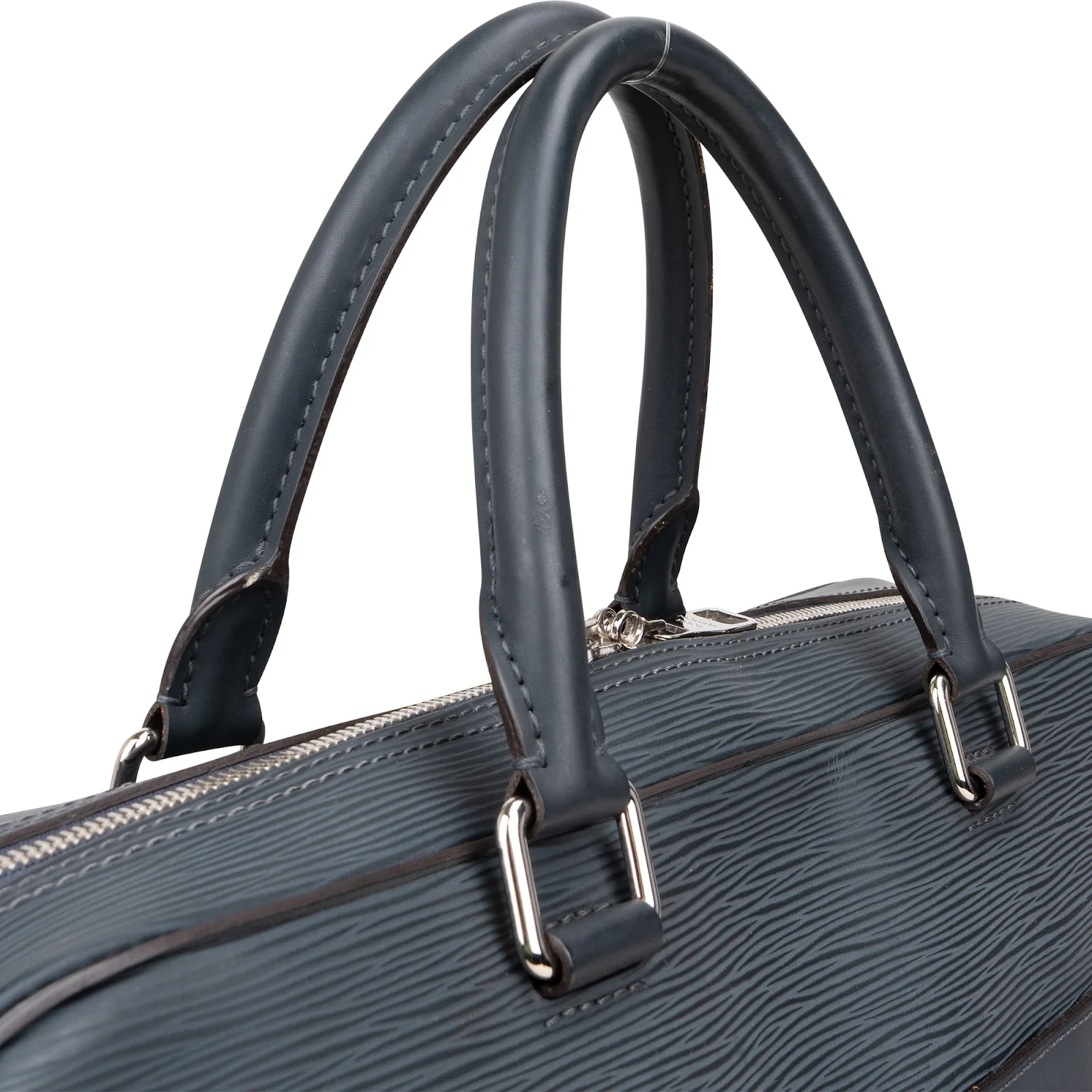 Louis Vuitton Blue Epi Leather Bassano Porte-Documents Voyage Handbag