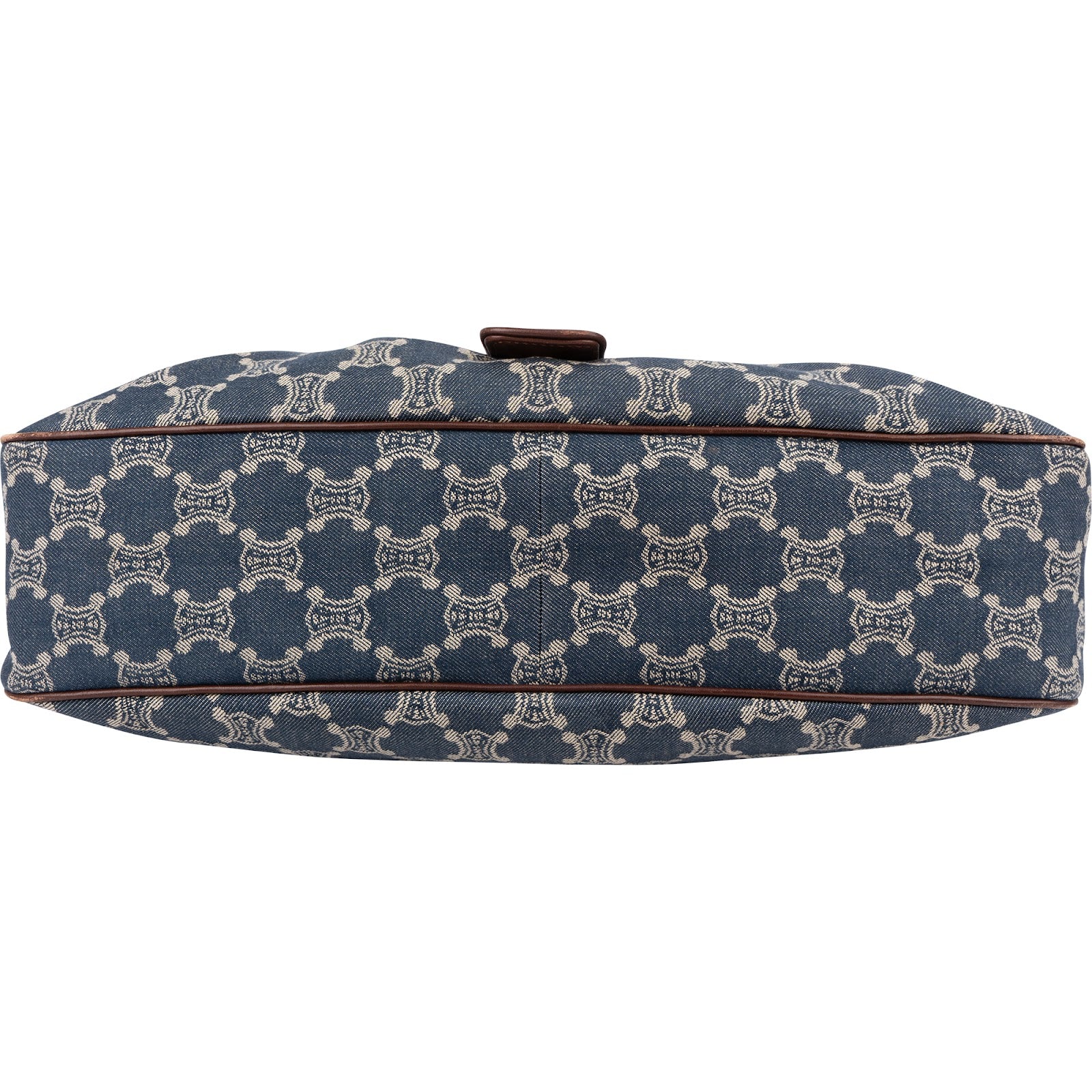 Celine Denim Macadam Monogram Buckle Handbag