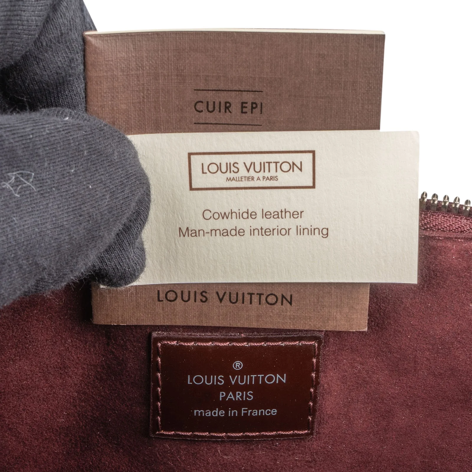 Louis Vuitton Prune Electric Epi Leather Alma GM Handbag