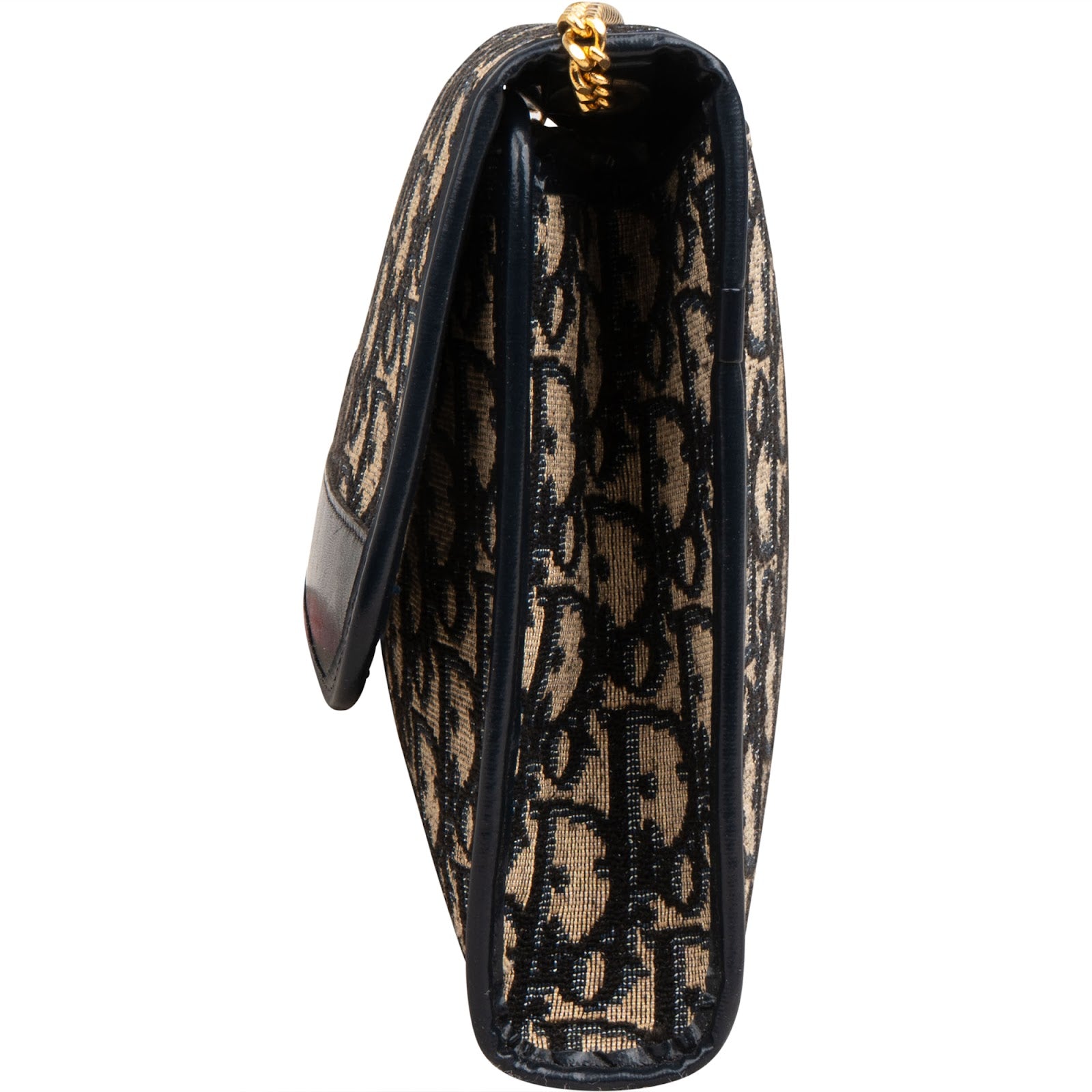 Christian Dior Trotter Monogram Vintage Flap Shoulder Bag