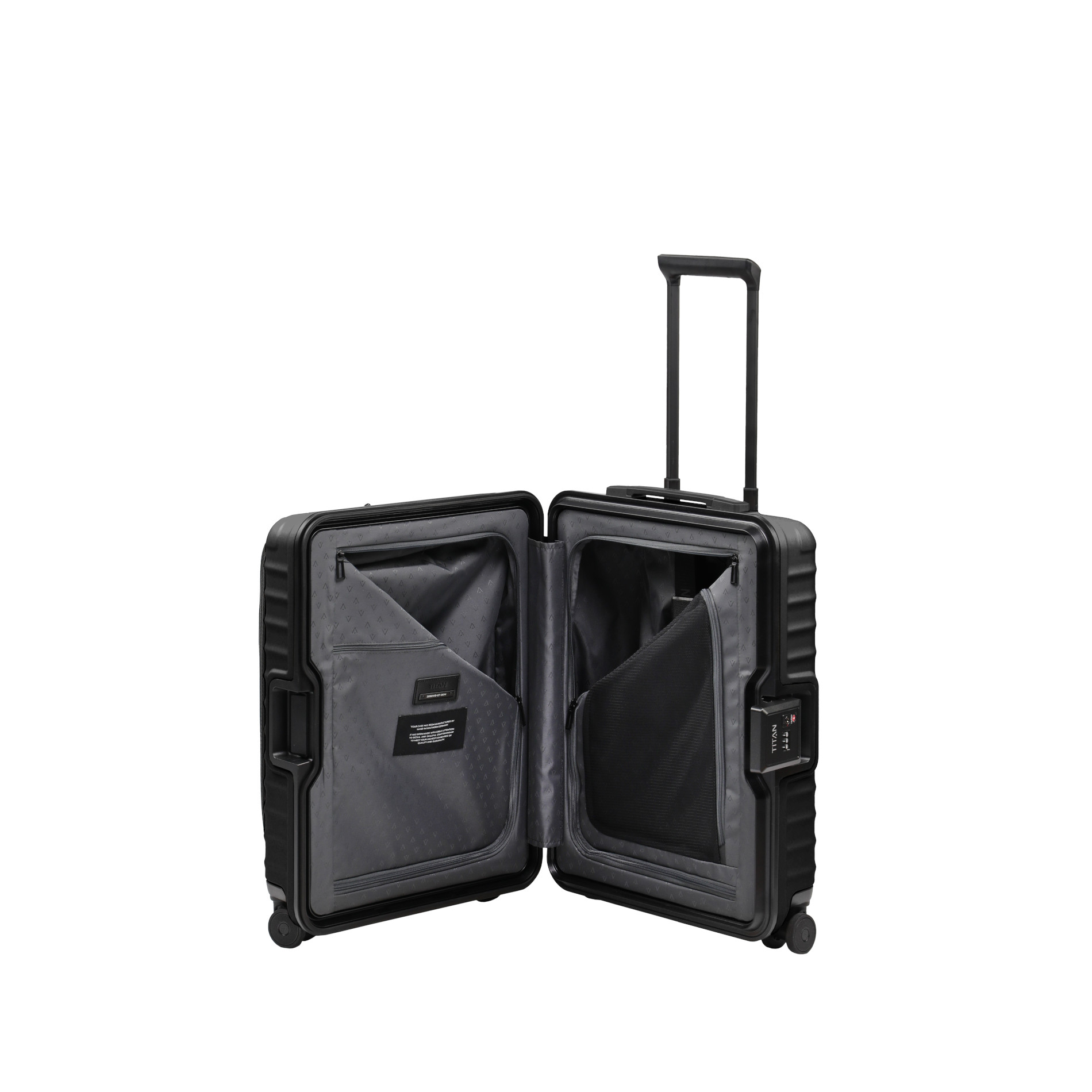 OVERSEAS Handgepäck S mit Vortasche (55 cm) - Nightshade black