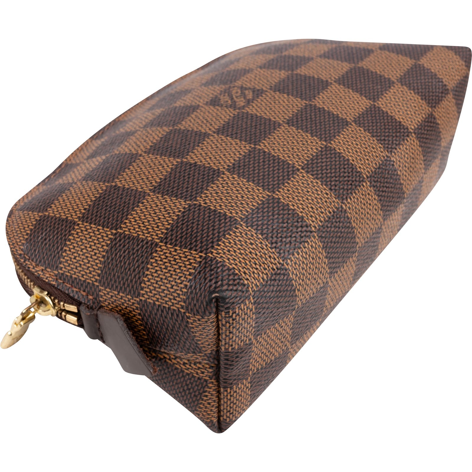 Louis Vuitton Monogram Damier Ebene Canvas Cosmetic Pouch PM